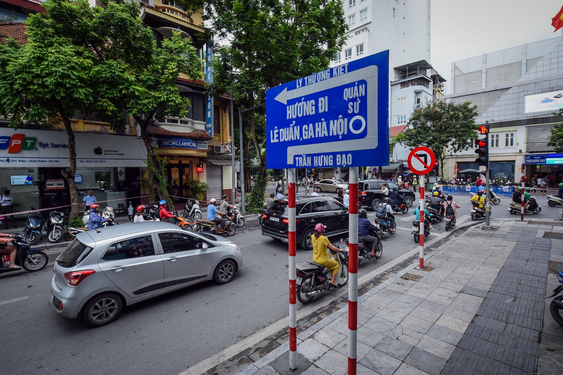 rao duong trung tam Ha Noi lam nha ga metro anh 6