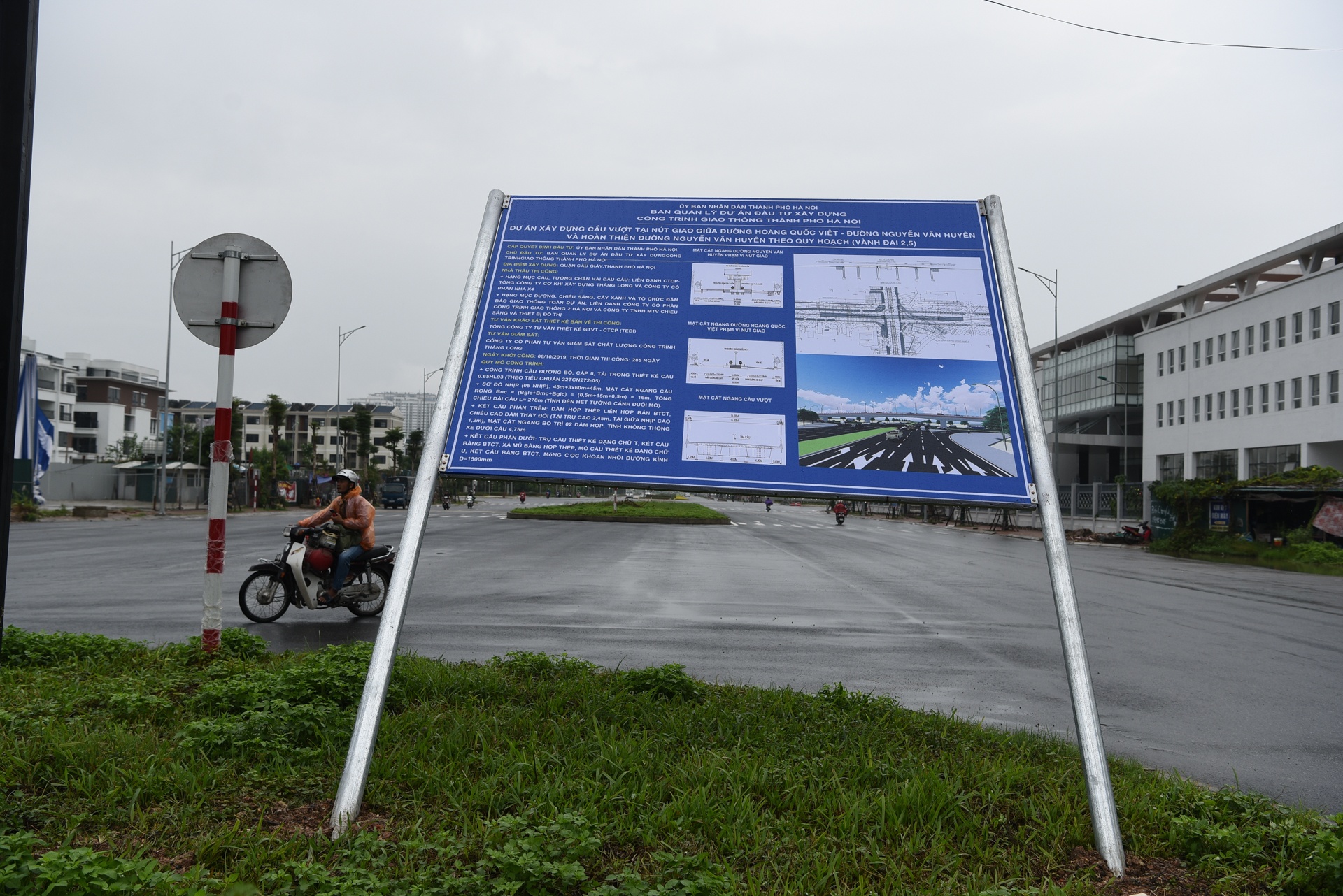 thong xe duong nguyen van huyen keo dai anh 11