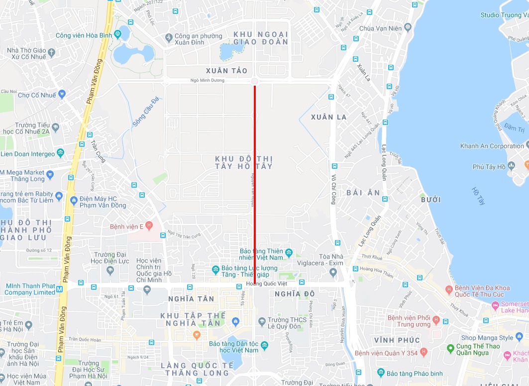 thong xe duong nguyen van huyen keo dai anh 12