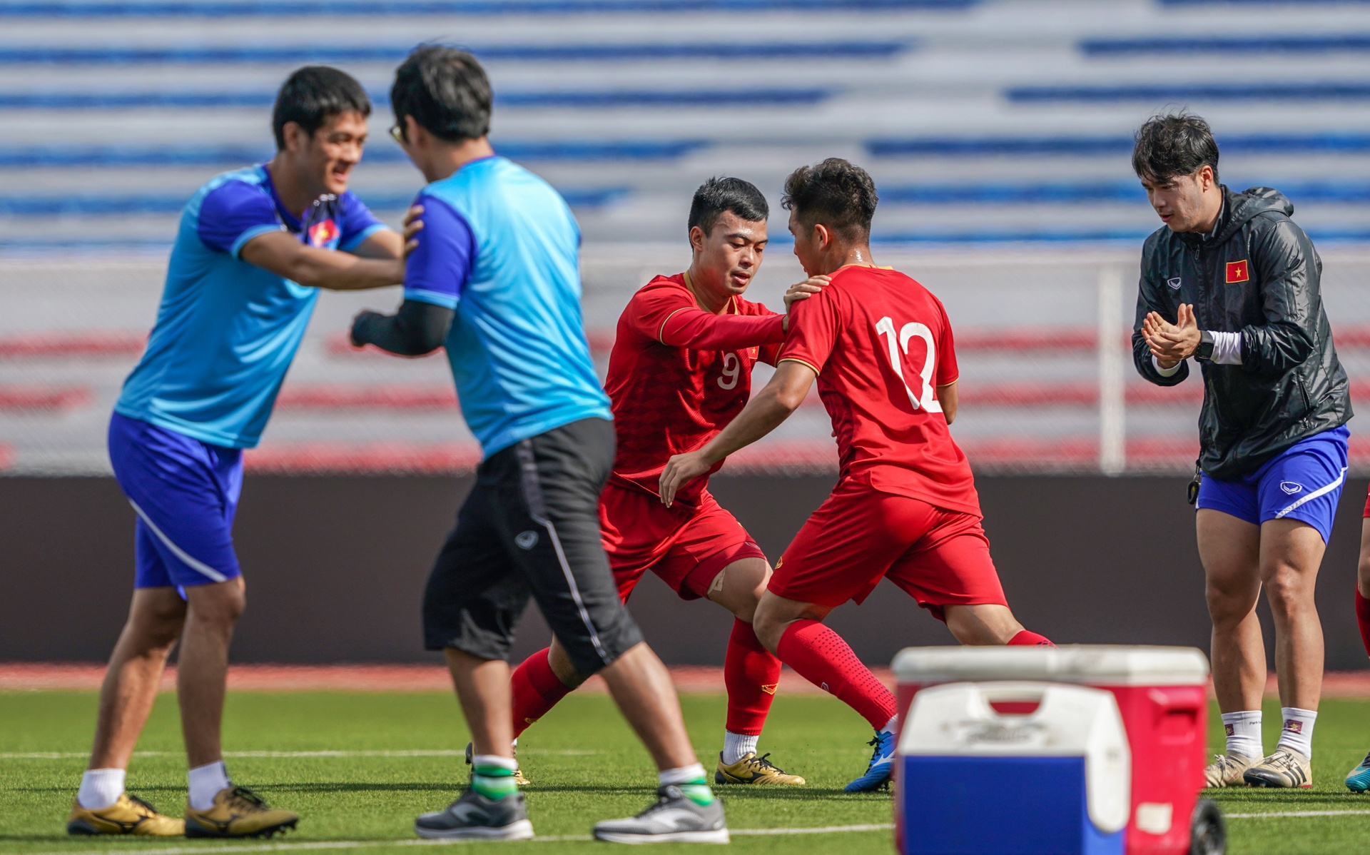 u22 việt nam luyện tập tại SEA Games ảnh 1 u22 viet nam luyen tap tai SEA Games anh 1