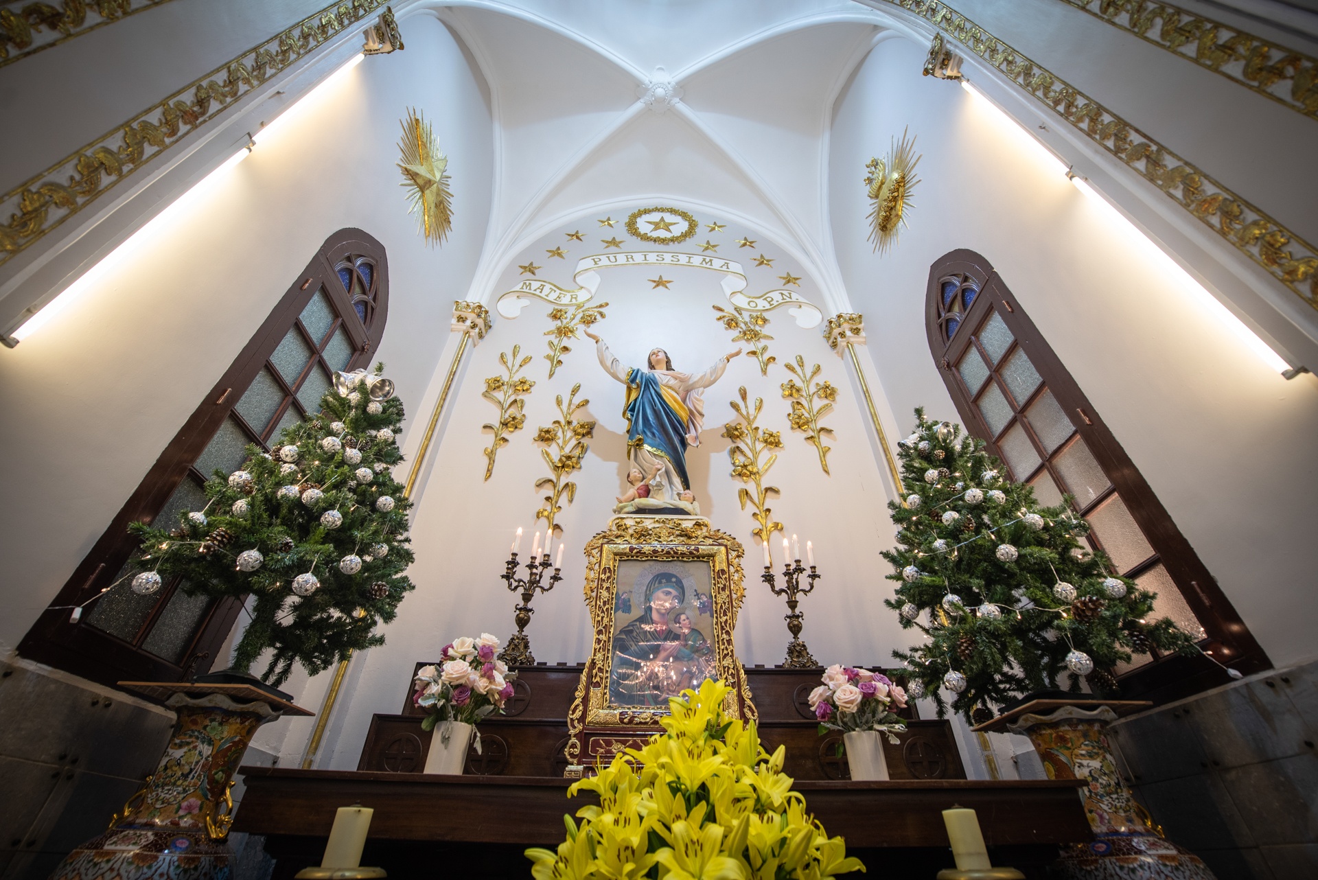 nha tho ha noi trang hoang dem noel anh 11