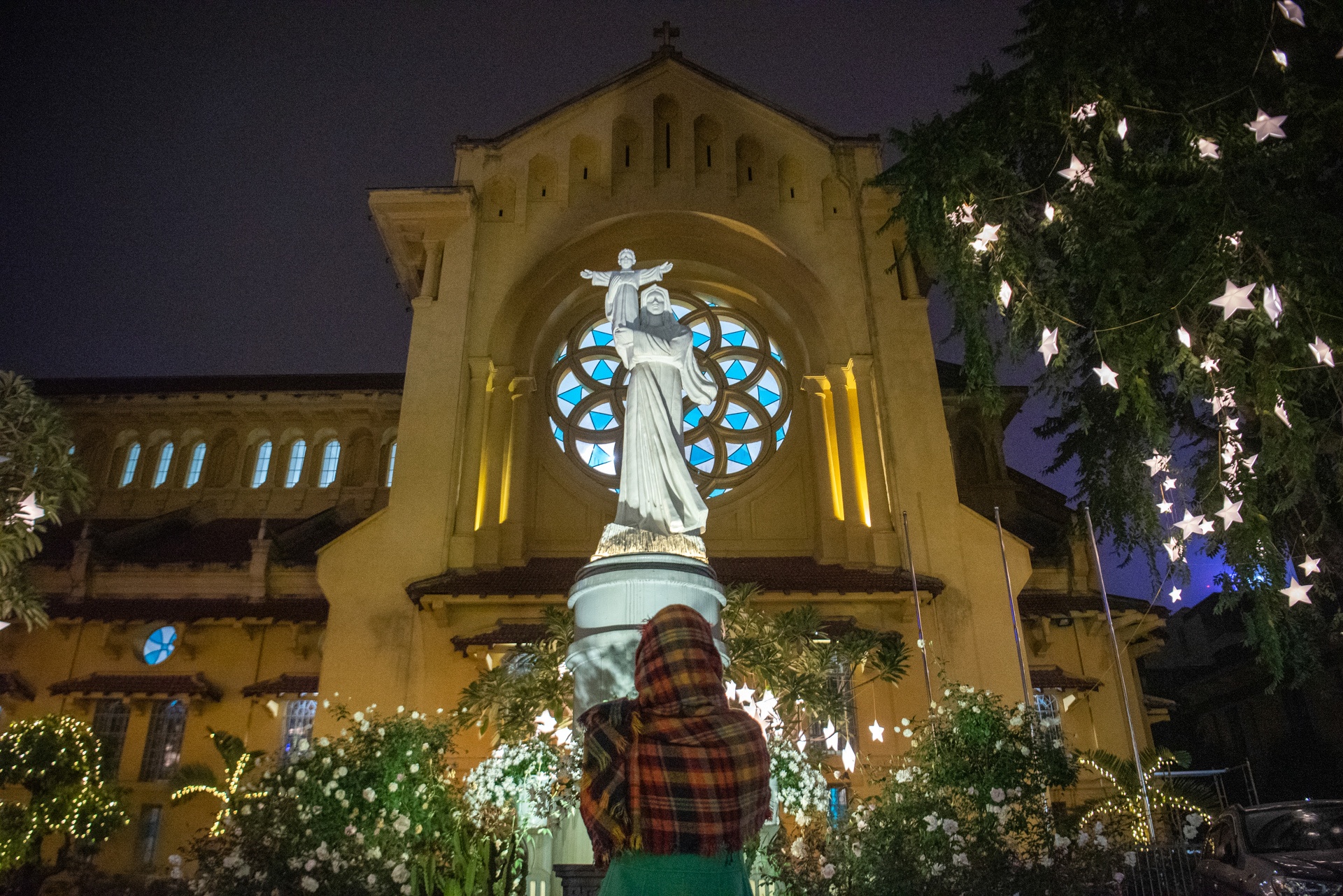 nha tho ha noi trang hoang dem noel anh 1