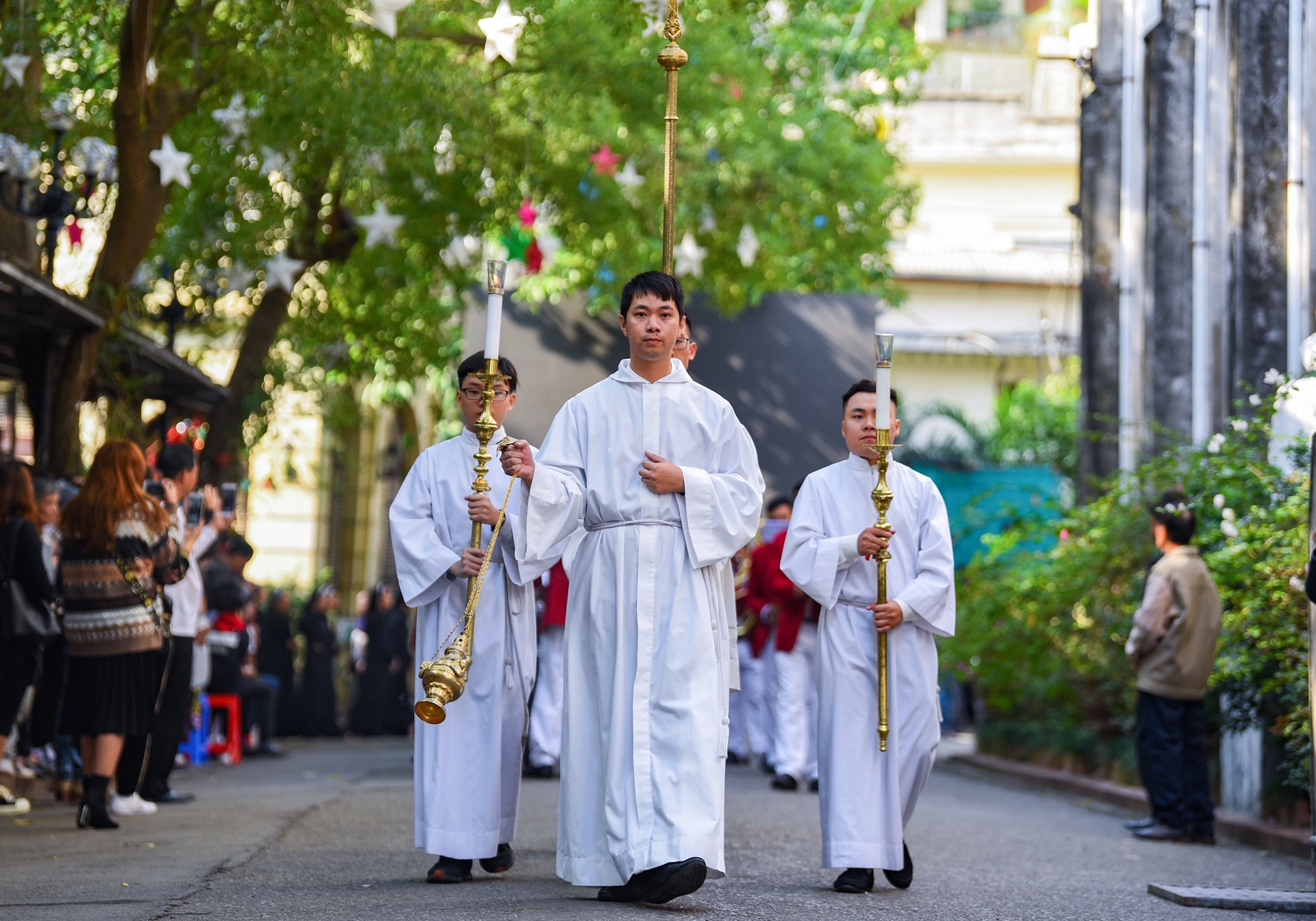le giang sinh tai nha tho lon Ha Noi anh 1