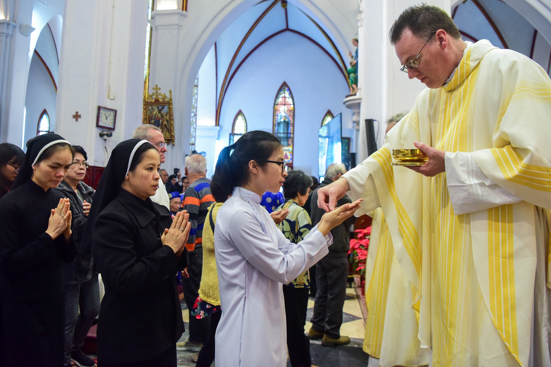 le giang sinh tai nha tho lon Ha Noi anh 9