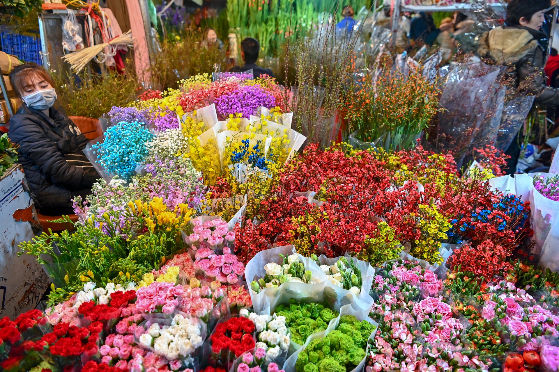 nhon nhip cho hoa ngay Tet anh 2