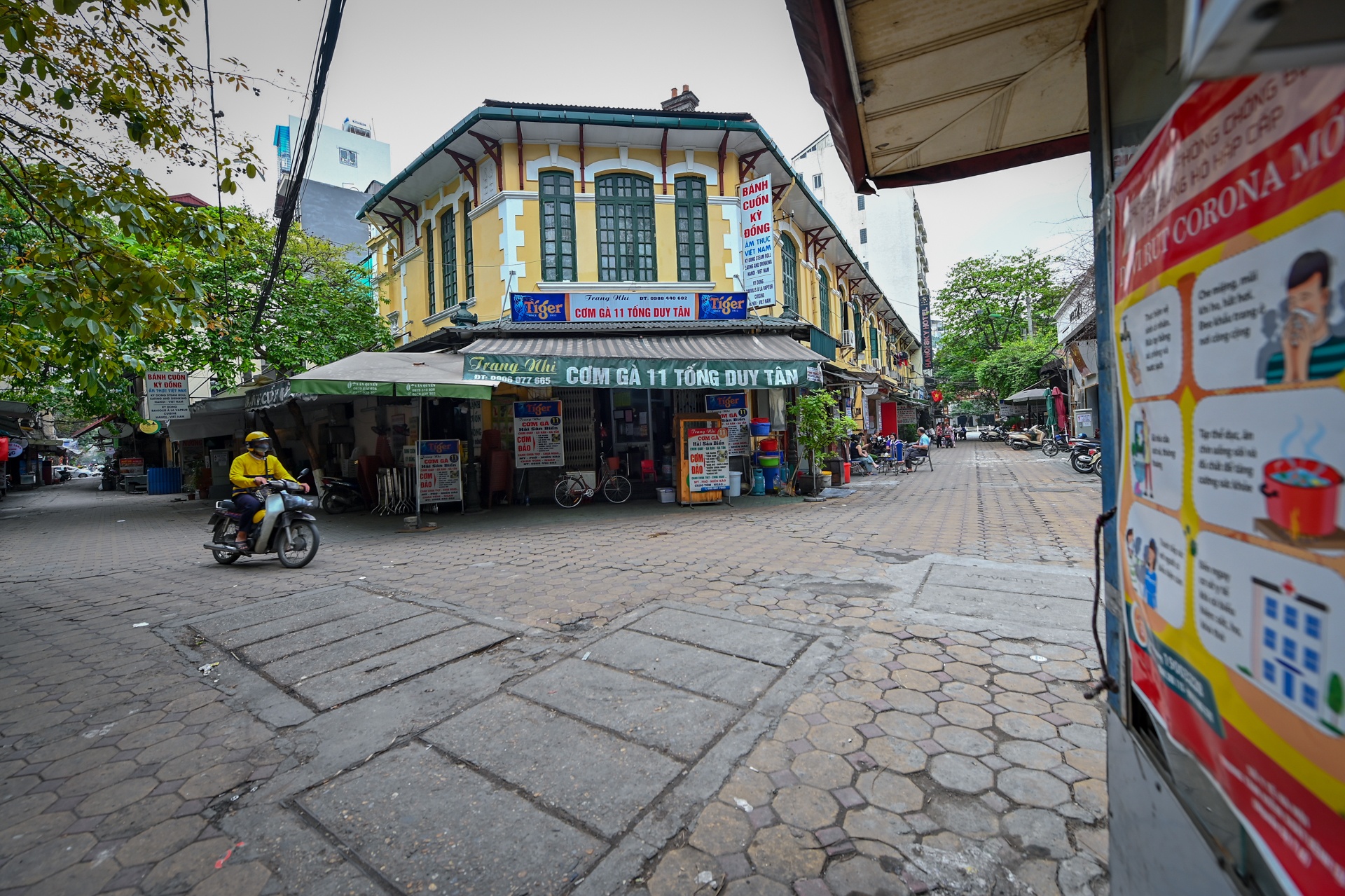 Ha Noi vang sau lenh tam dong cua nha hang anh 2