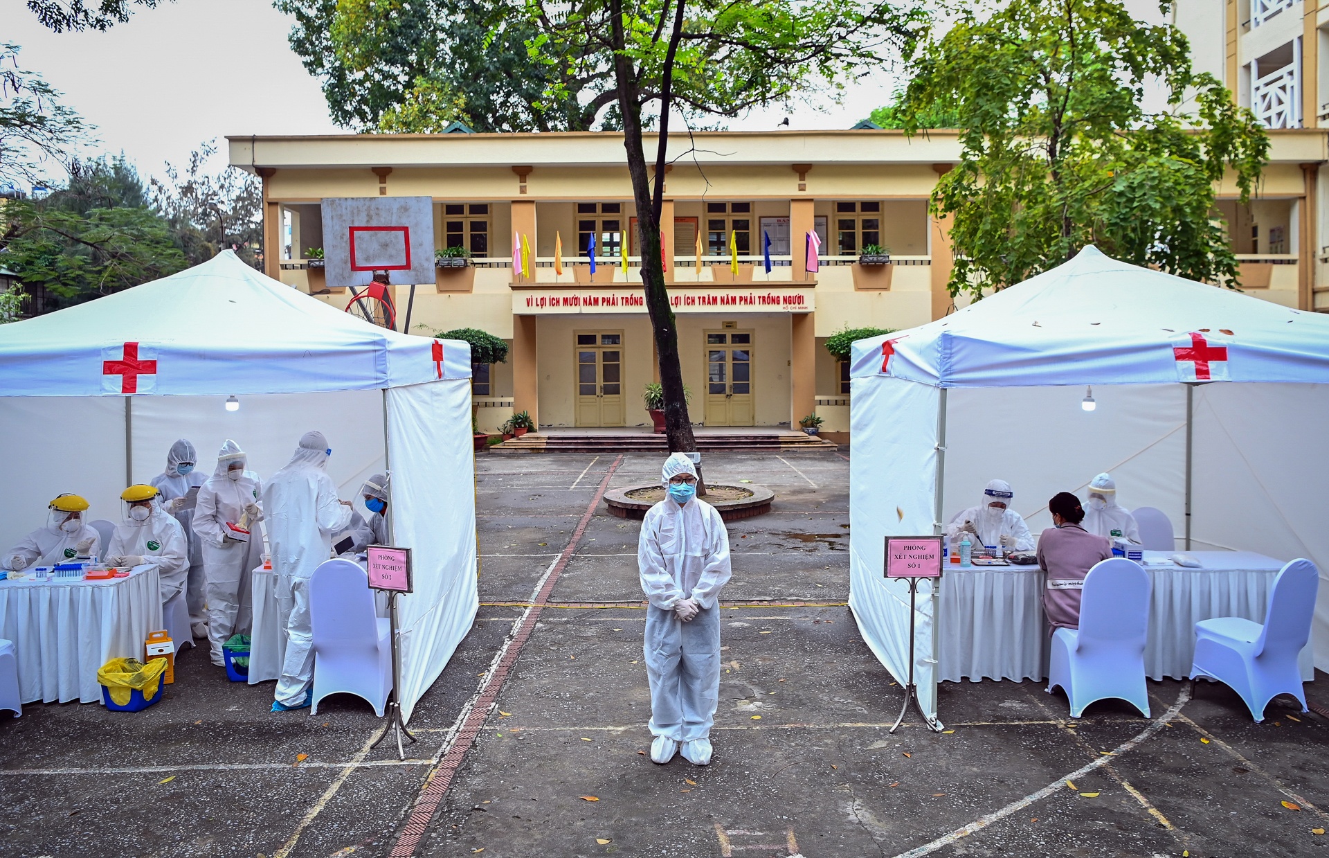 ha noi dung tram test nhanh covid-19 anh 3