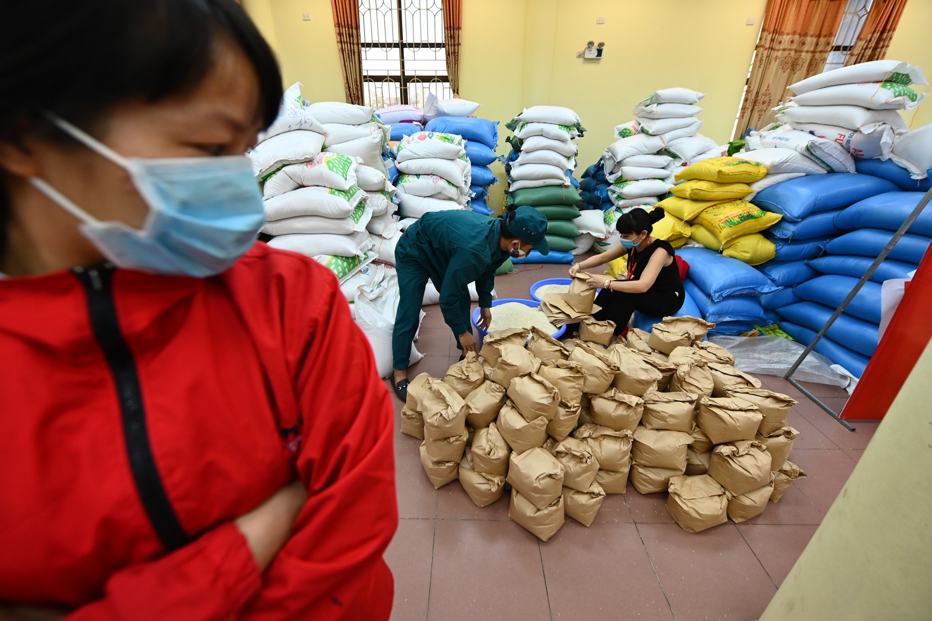 xep hang lay gao o ha noi anh 10