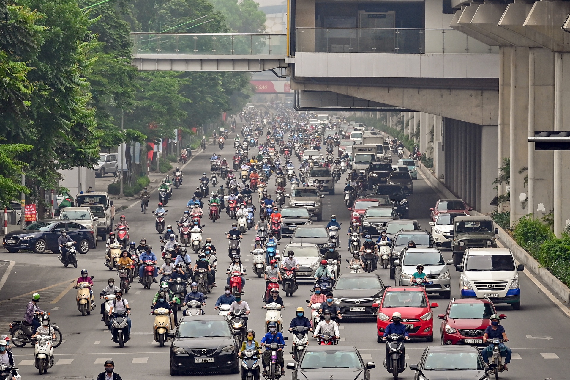 ha noi un tac giao thong trong dich covid-19 anh 6