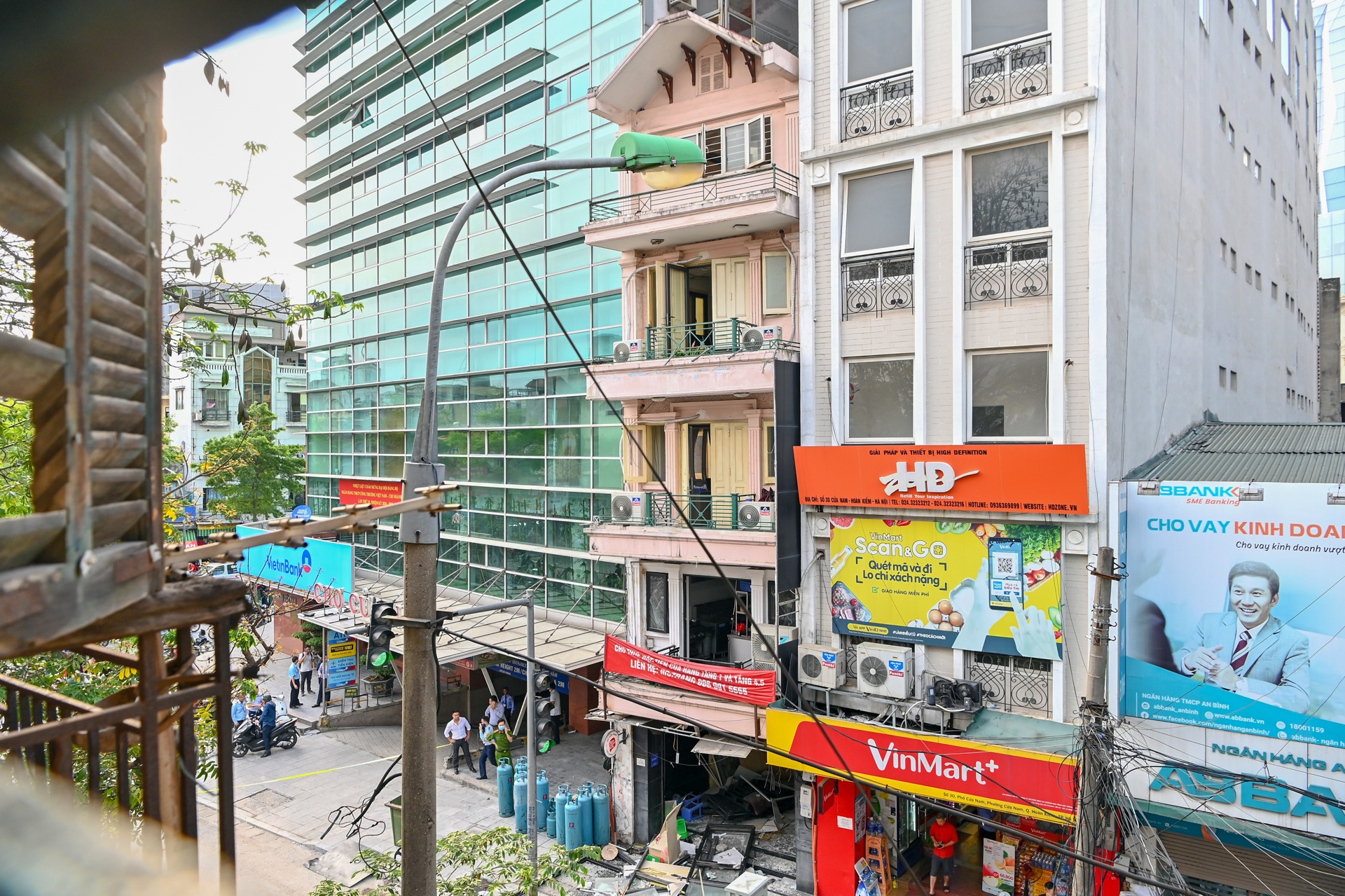 no binh gas sap nha o cua nam anh 1