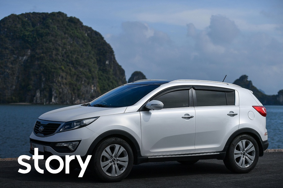 Hanh trinh doi mau, cham soc chiec Kia Sportage da 9 nam su dung hinh anh