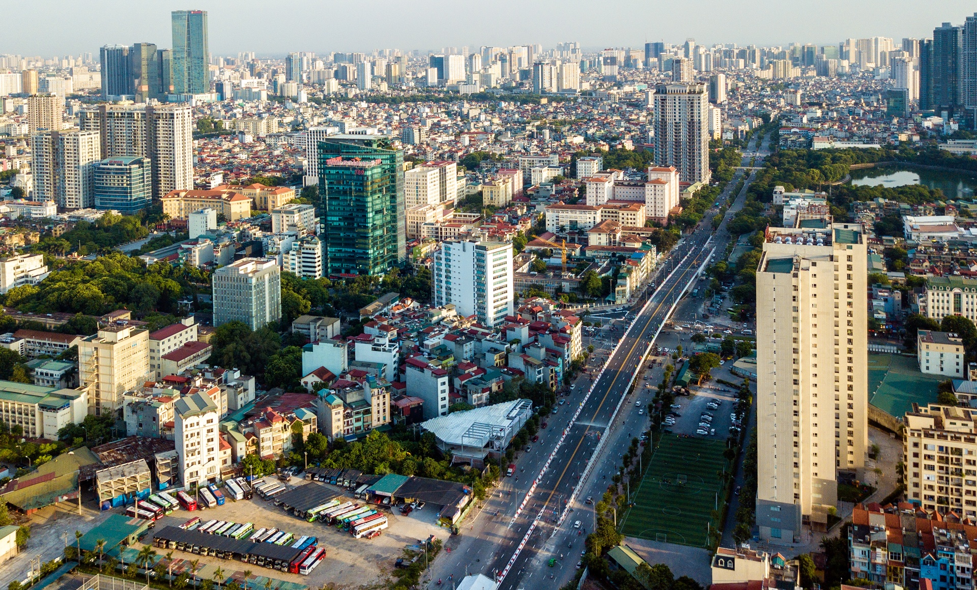 cau vuot noi 3 quan o ha noi thong xe anh 1