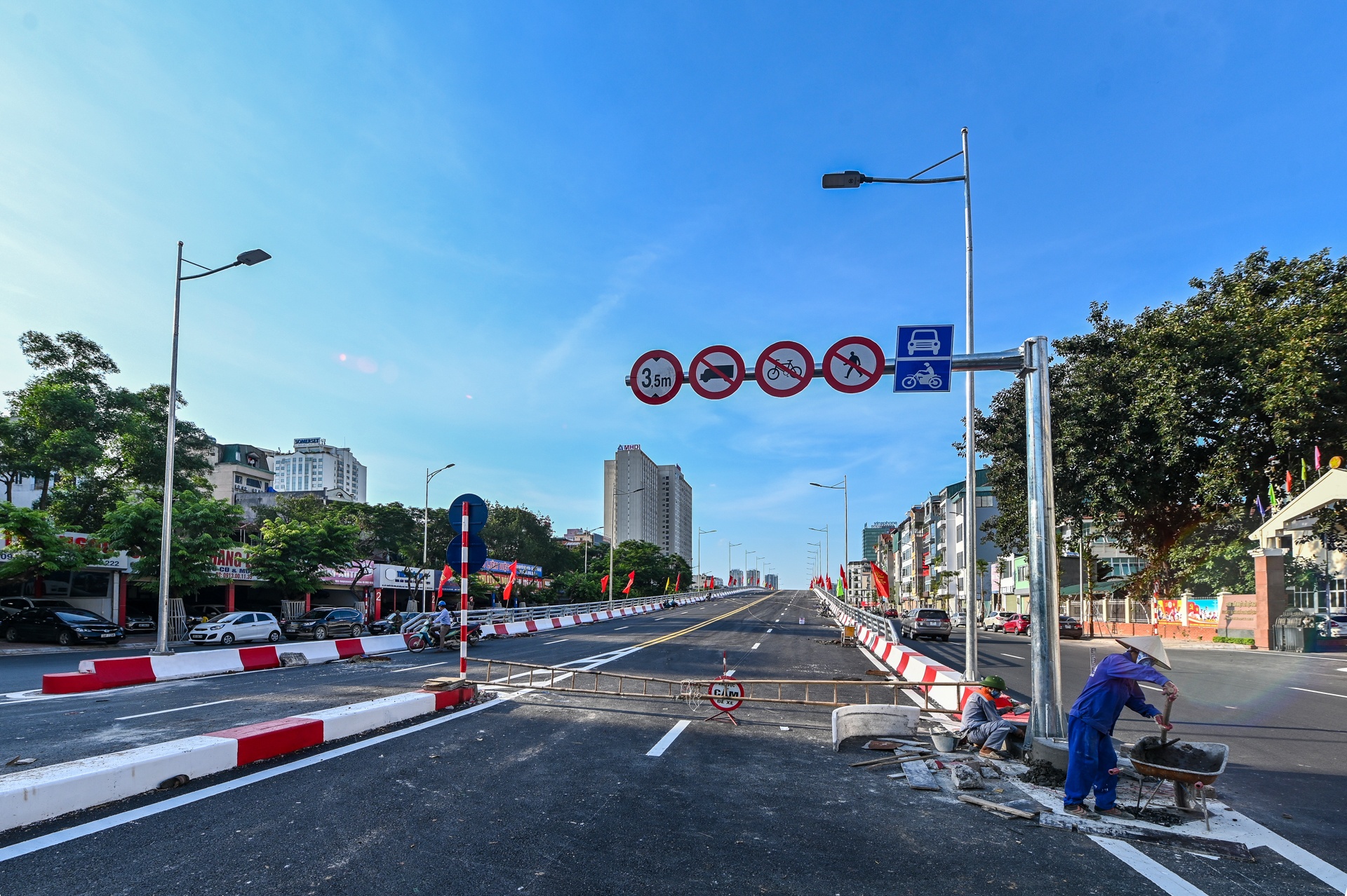 cau vuot noi 3 quan o ha noi thong xe anh 4