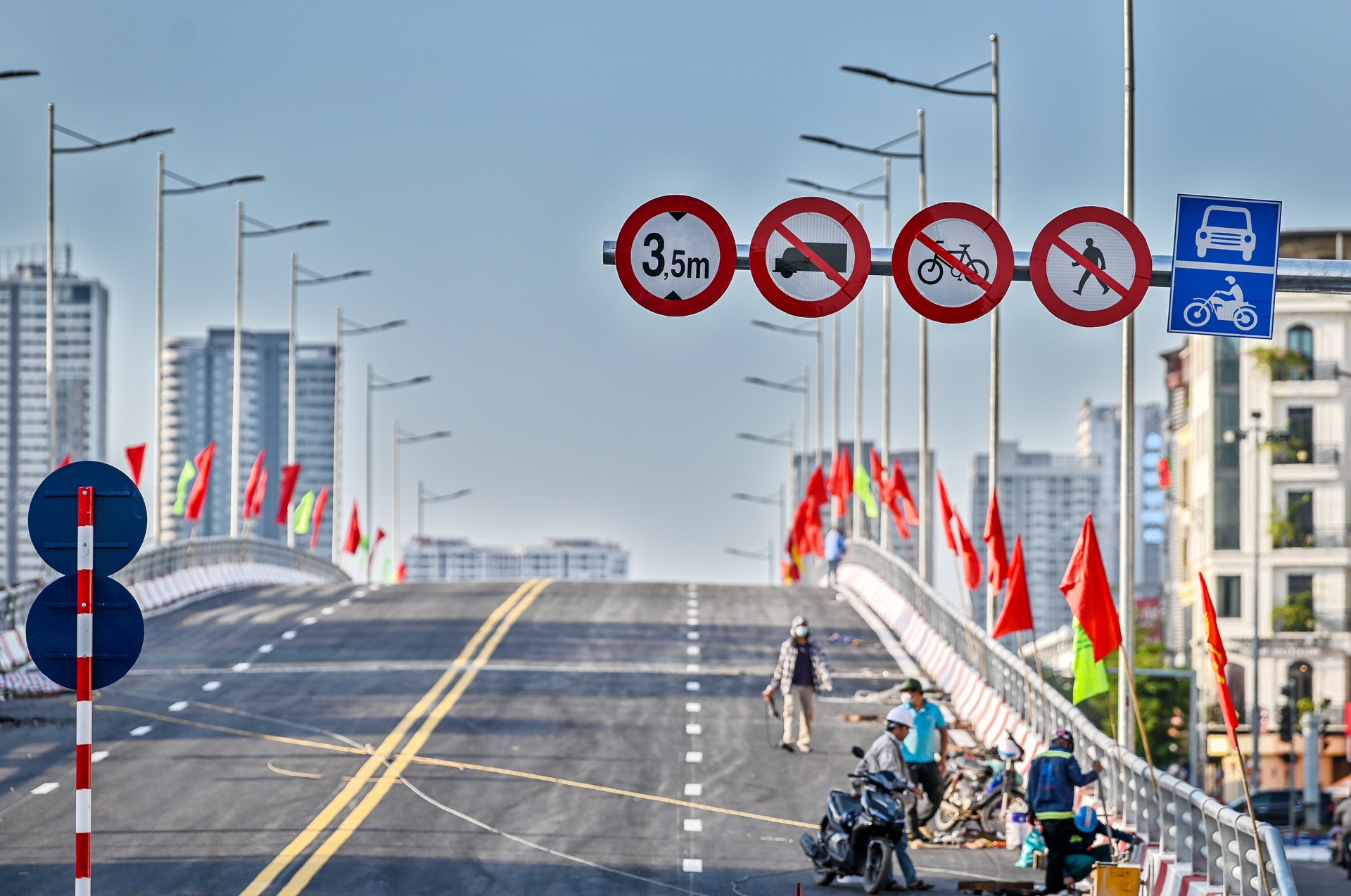 cau vuot noi 3 quan o ha noi thong xe anh 5