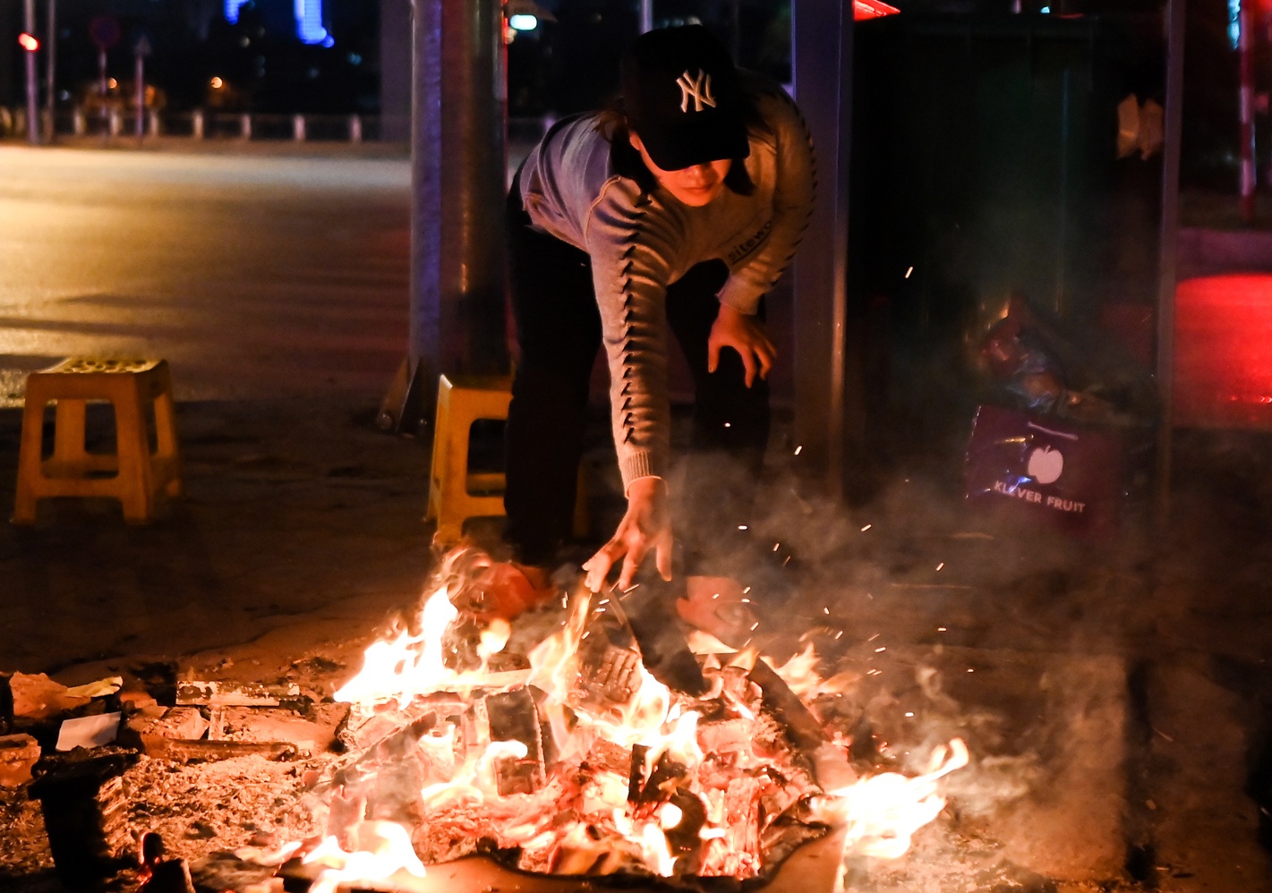 Nguoi Ha Noi dot lua trong dem ret nhat tu dau dong hinh anh