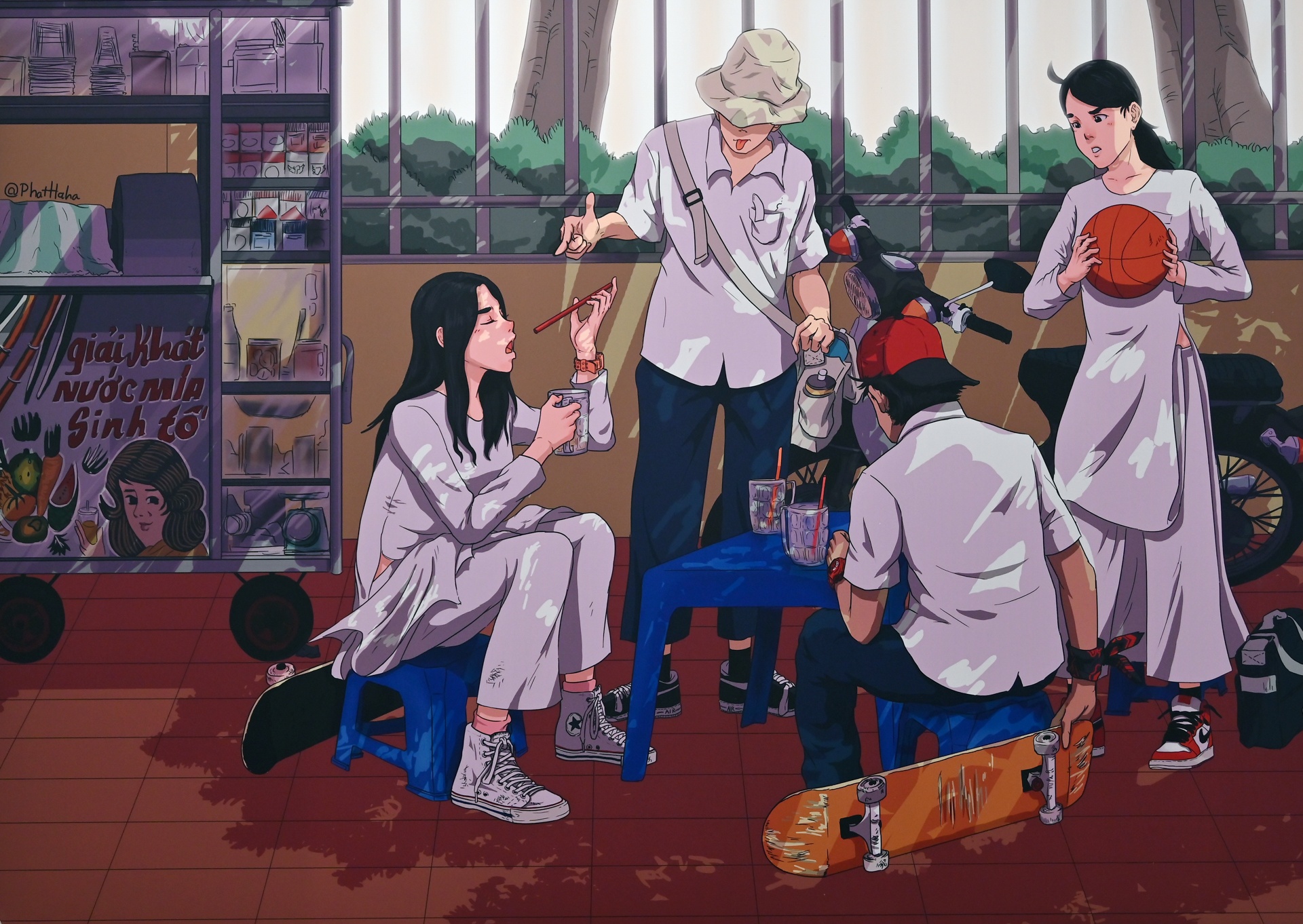 Trien lam tranh minh hoa Viet Nam anh 10