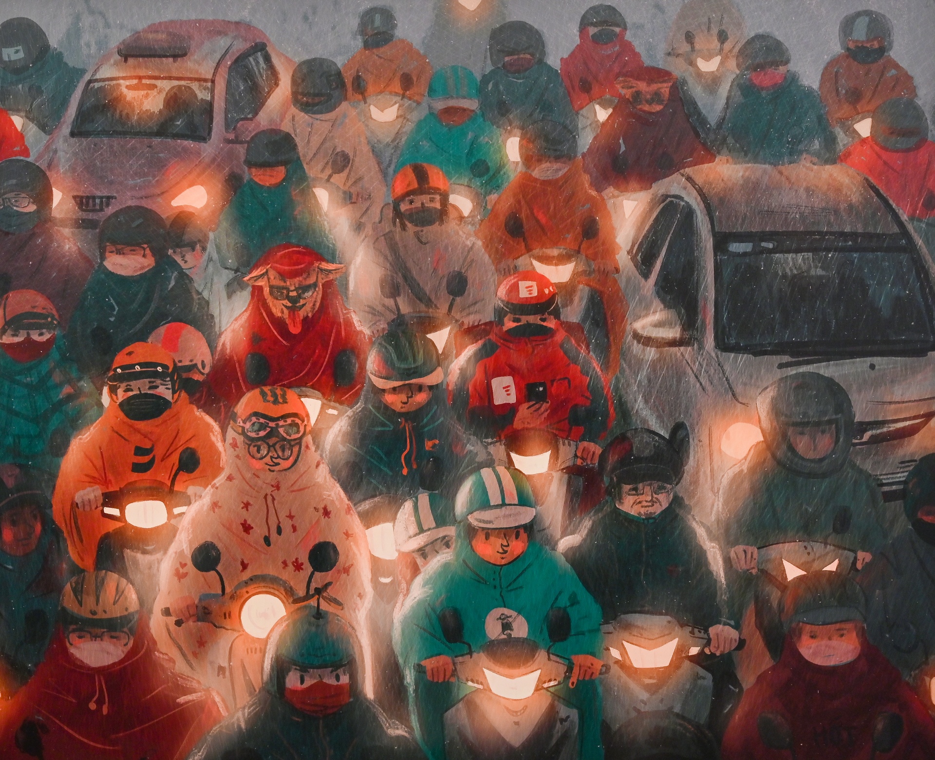 Trien lam tranh minh hoa Viet Nam anh 3