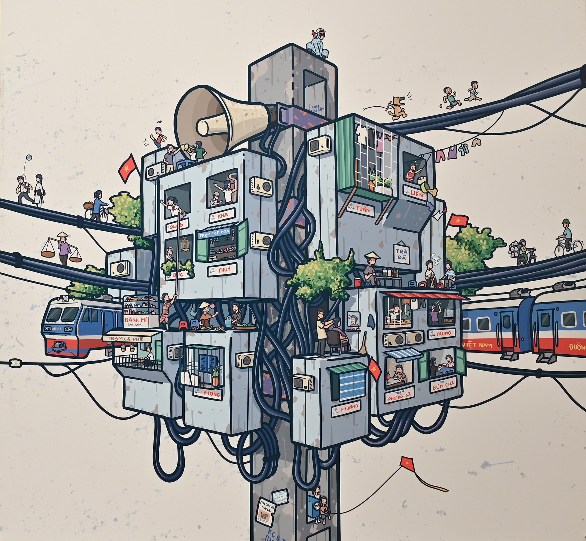 Trien lam tranh minh hoa Viet Nam anh 4