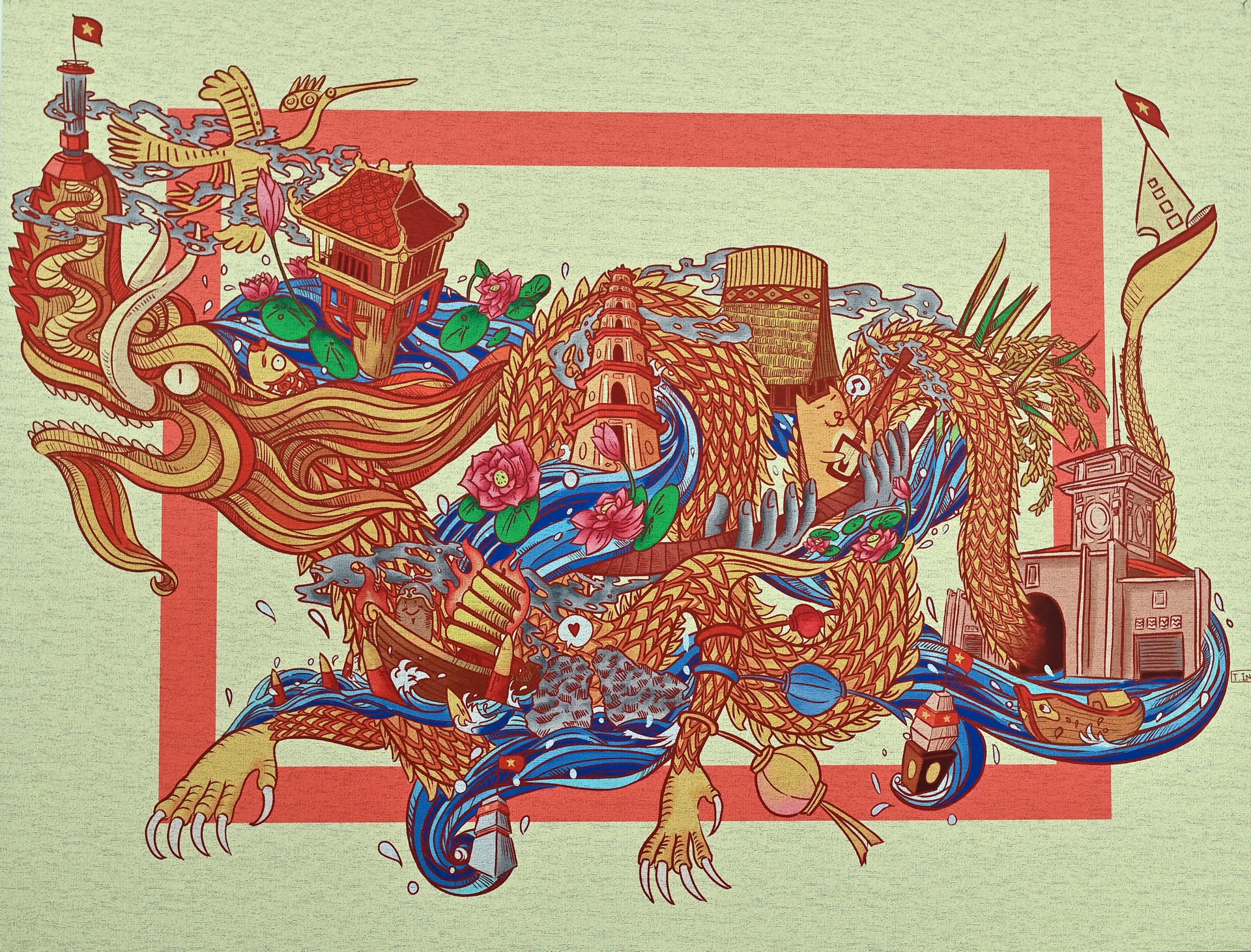 Trien lam tranh minh hoa Viet Nam anh 6