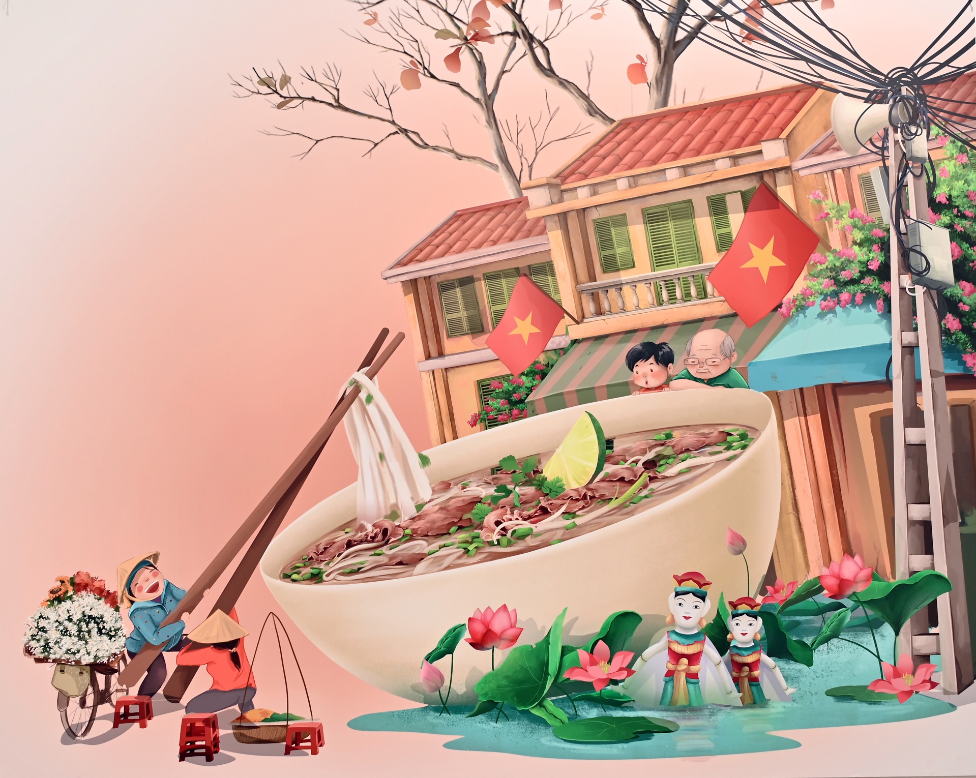 Trien lam tranh minh hoa Viet Nam anh 8