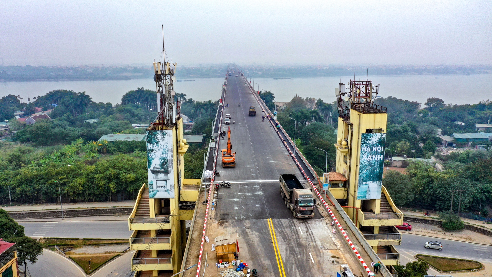 Cau Thang Long truoc ngay thong xe anh 2