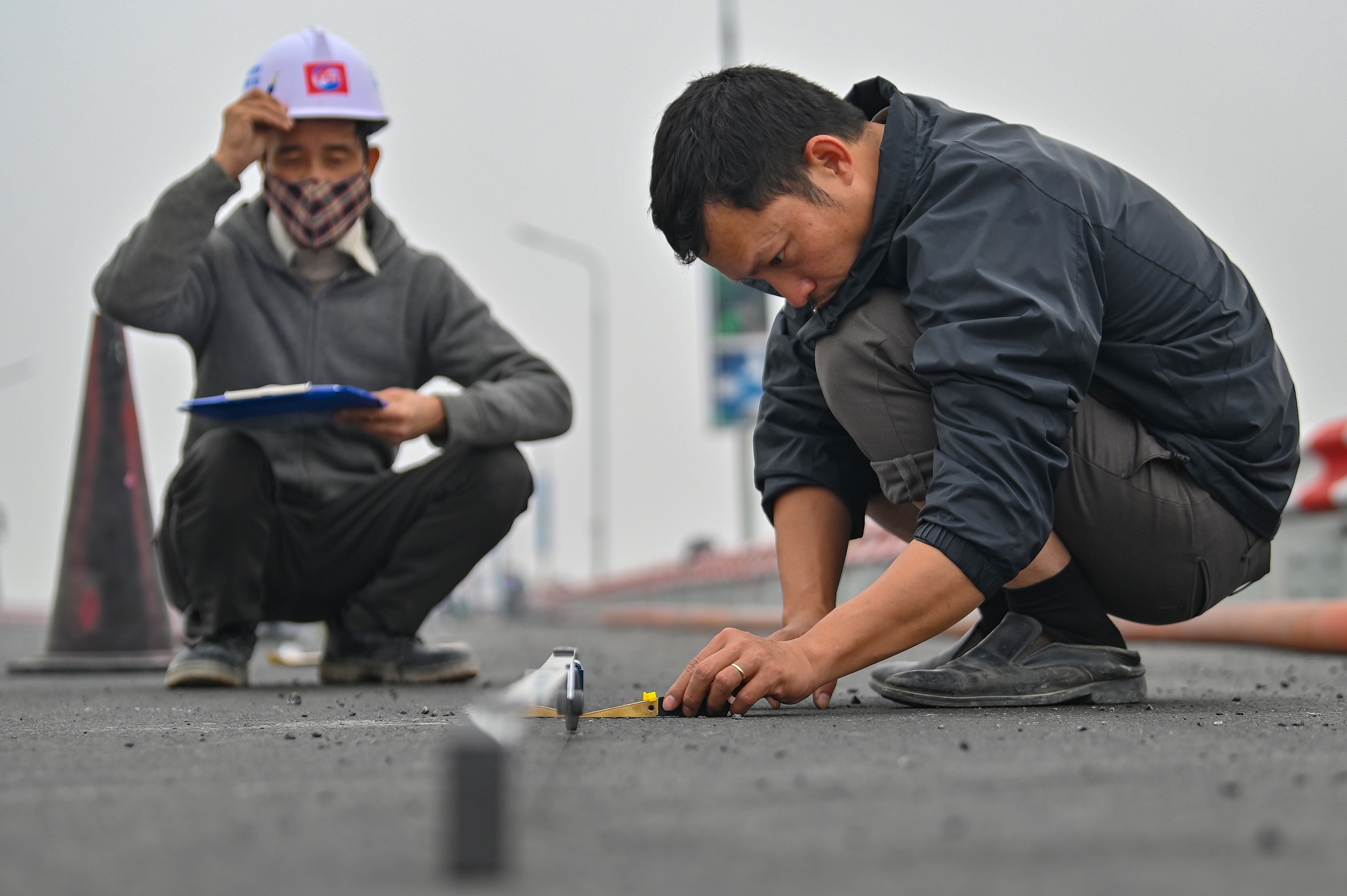 Cau Thang Long truoc ngay thong xe anh 5