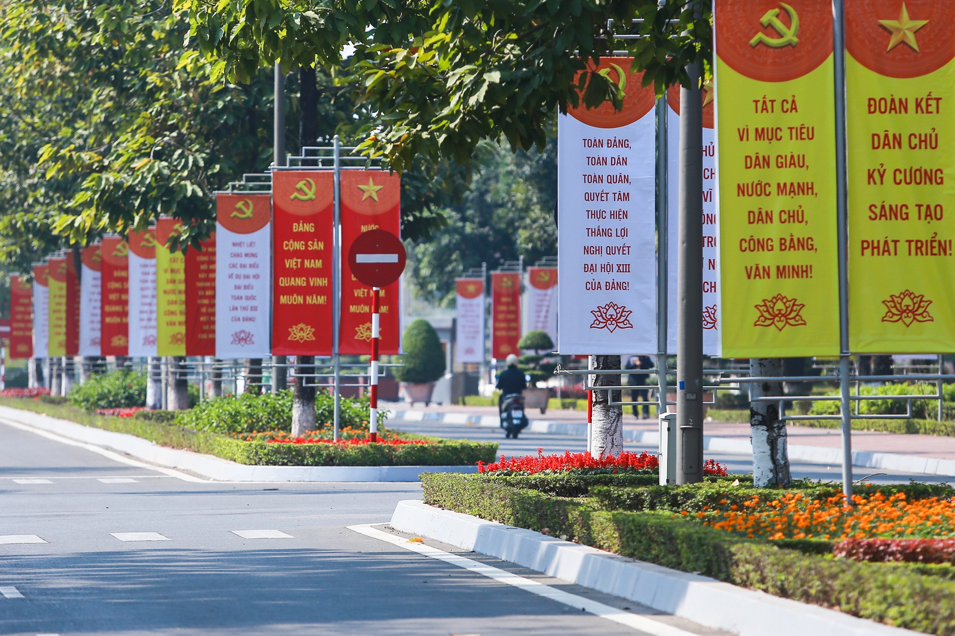 Duong pho trang hoang chao don Dai hoi Dang anh 3