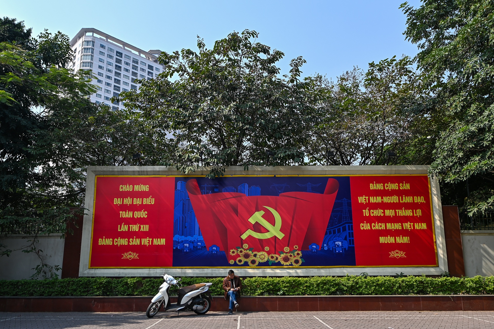 Duong pho trang hoang chao don Dai hoi Dang anh 6