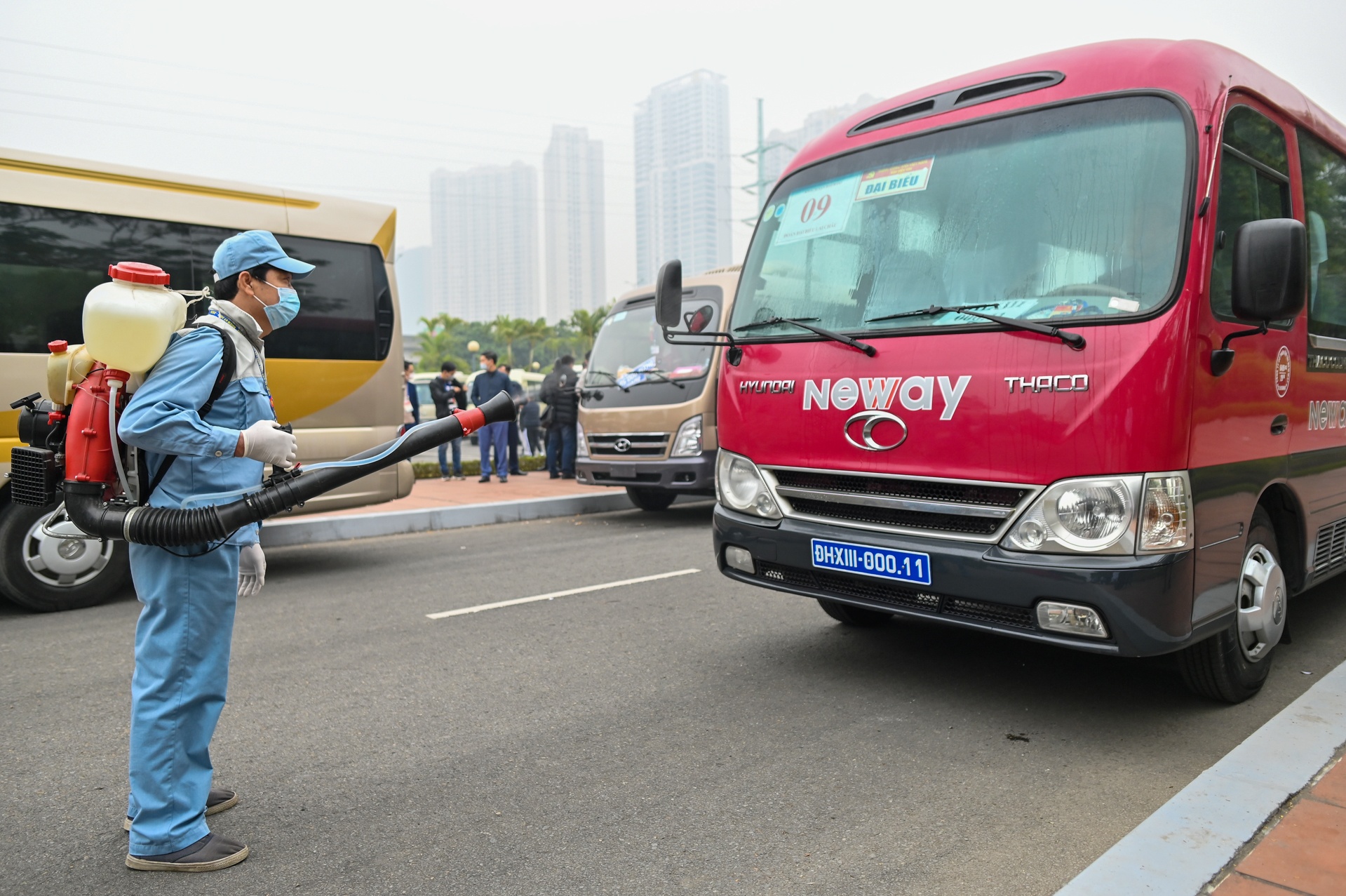 gan bien so xe phuc vu Dai hoi Dang anh 14