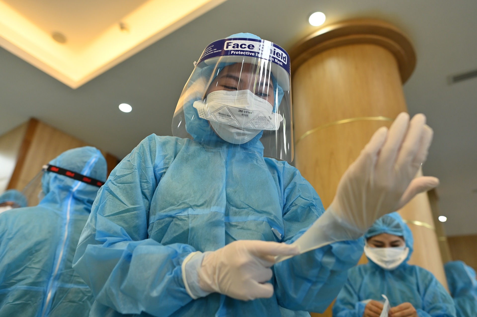 Bác sĩ tình nguyện vào tâm dịch Bắc Giang ảnh 14 Bac si tinh nguyen vao tam dich Bac Giang anh 14