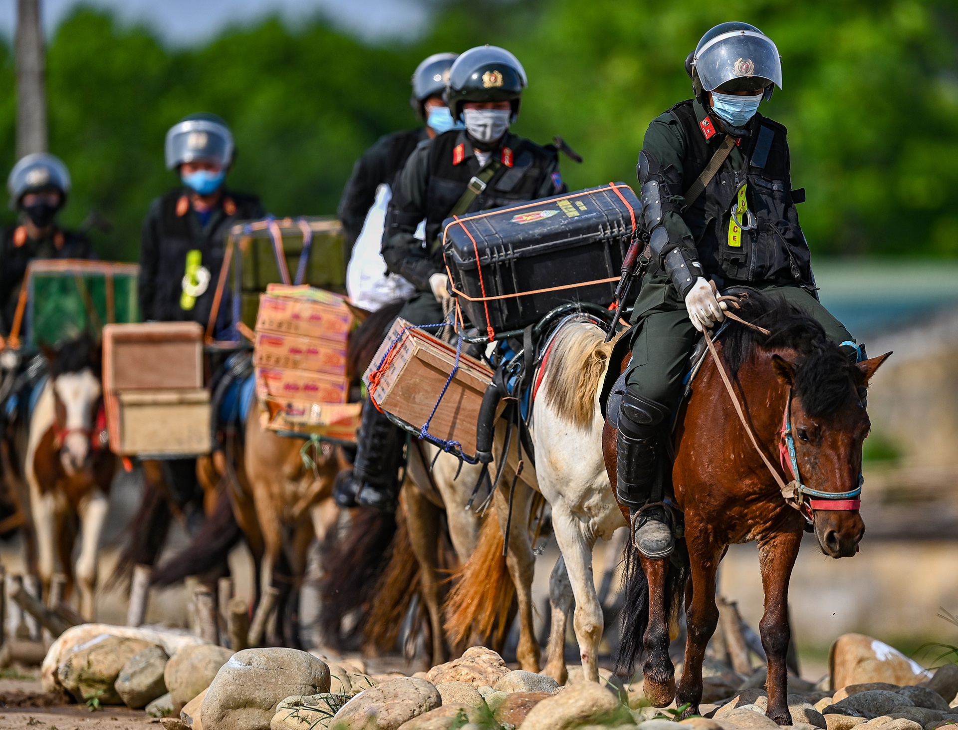 Canh sat co dong cuoi ngua ban sung anh 15
