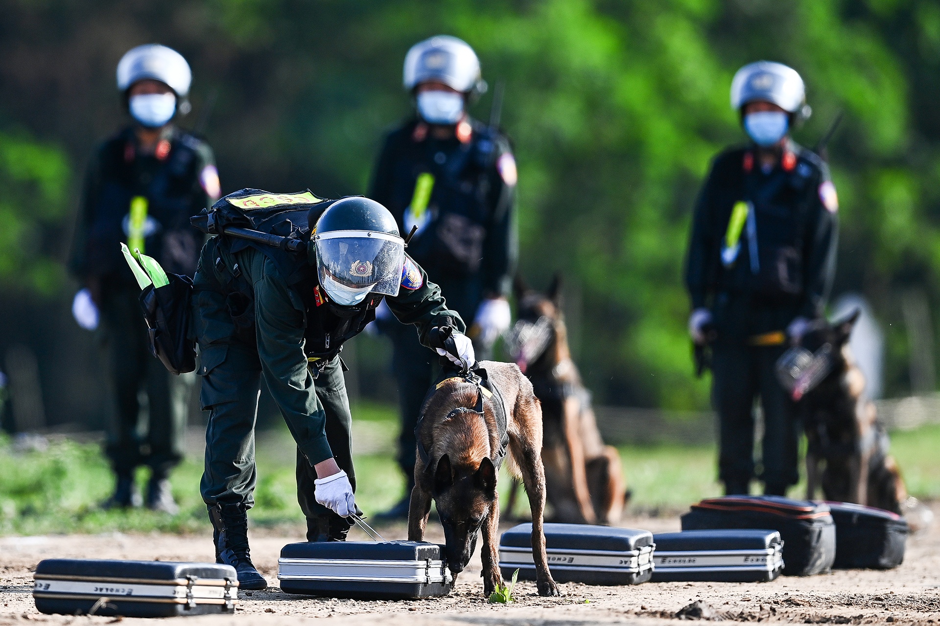 Canh sat co dong cuoi ngua ban sung anh 32