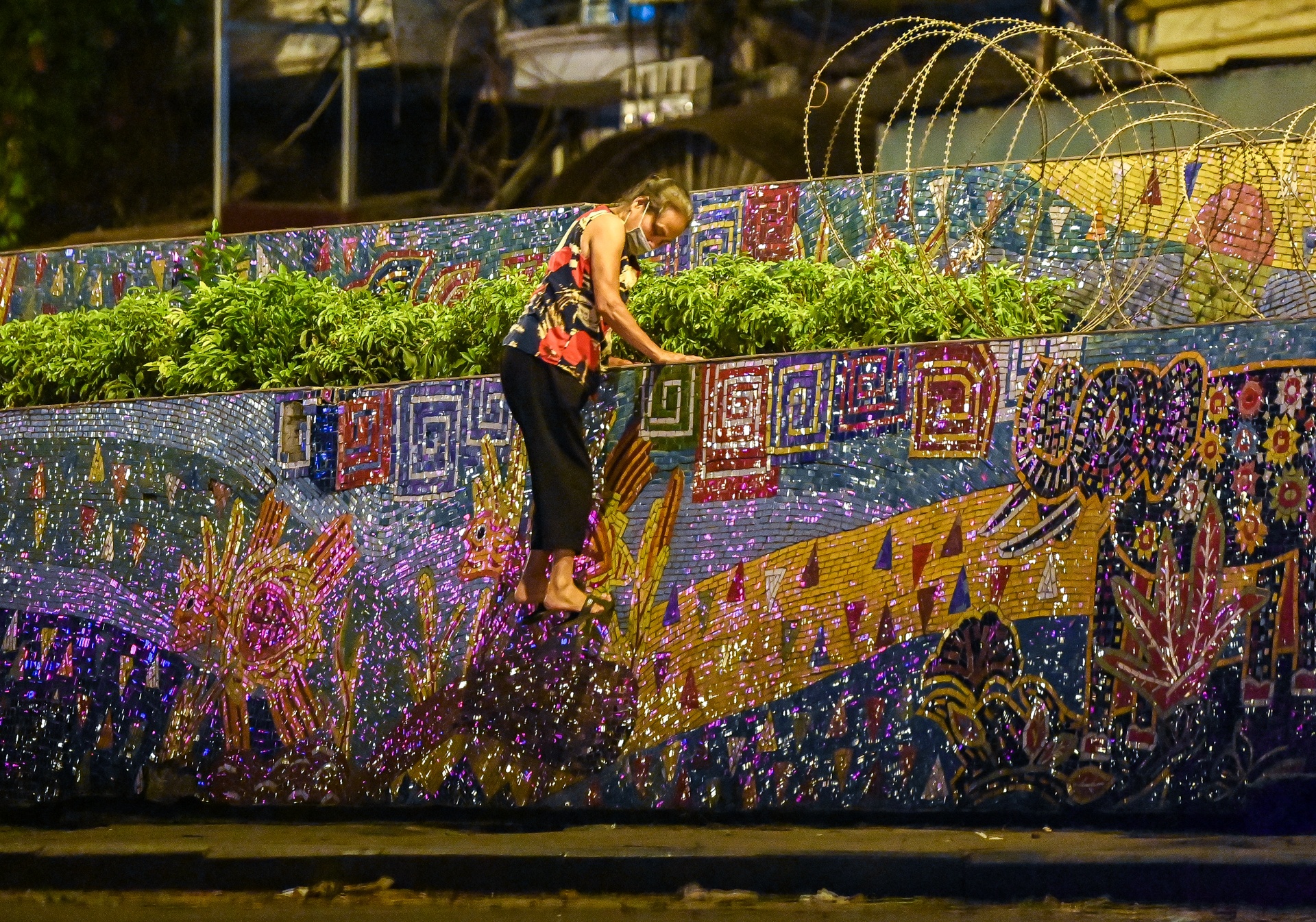 Treo rao tron khoi khu cach ly o Ha Noi anh 4