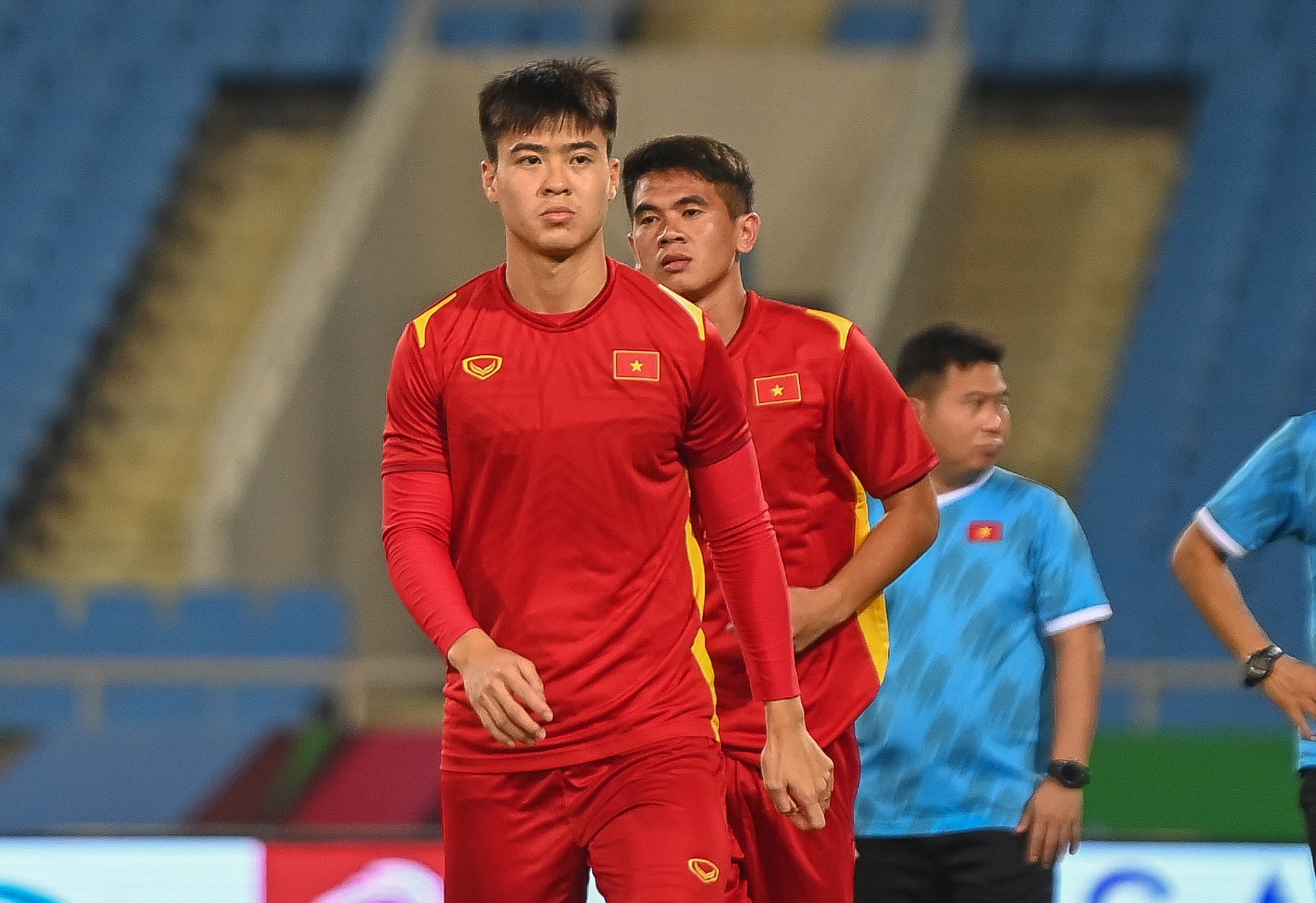 Doi tuyen Viet Nam luyen tap cho vong loai Worldcup anh 4