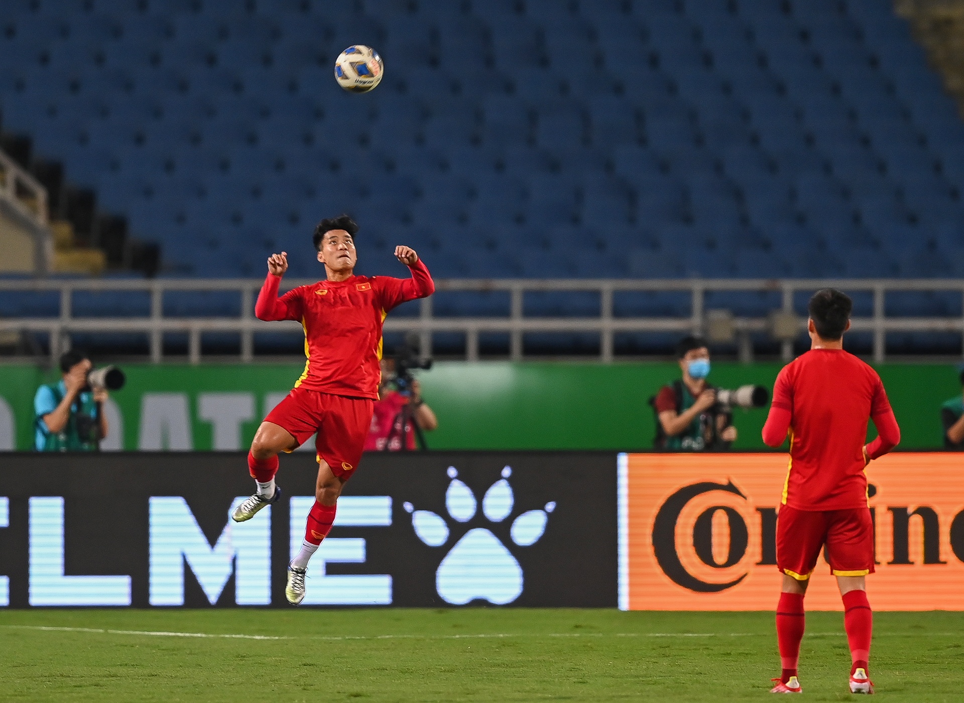 Doi tuyen Viet Nam luyen tap cho vong loai Worldcup anh 7