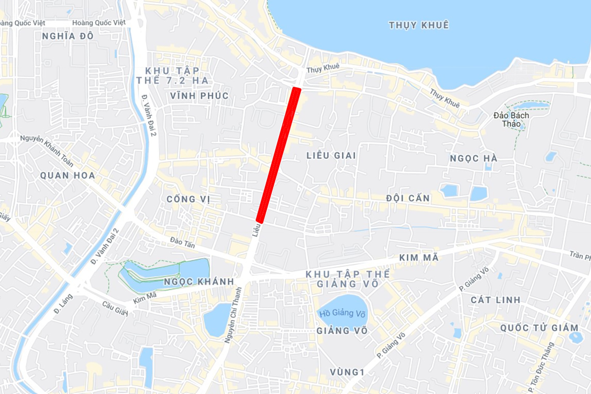 Mo rong tuyen duong Lieu Giai - Van Cao anh 12