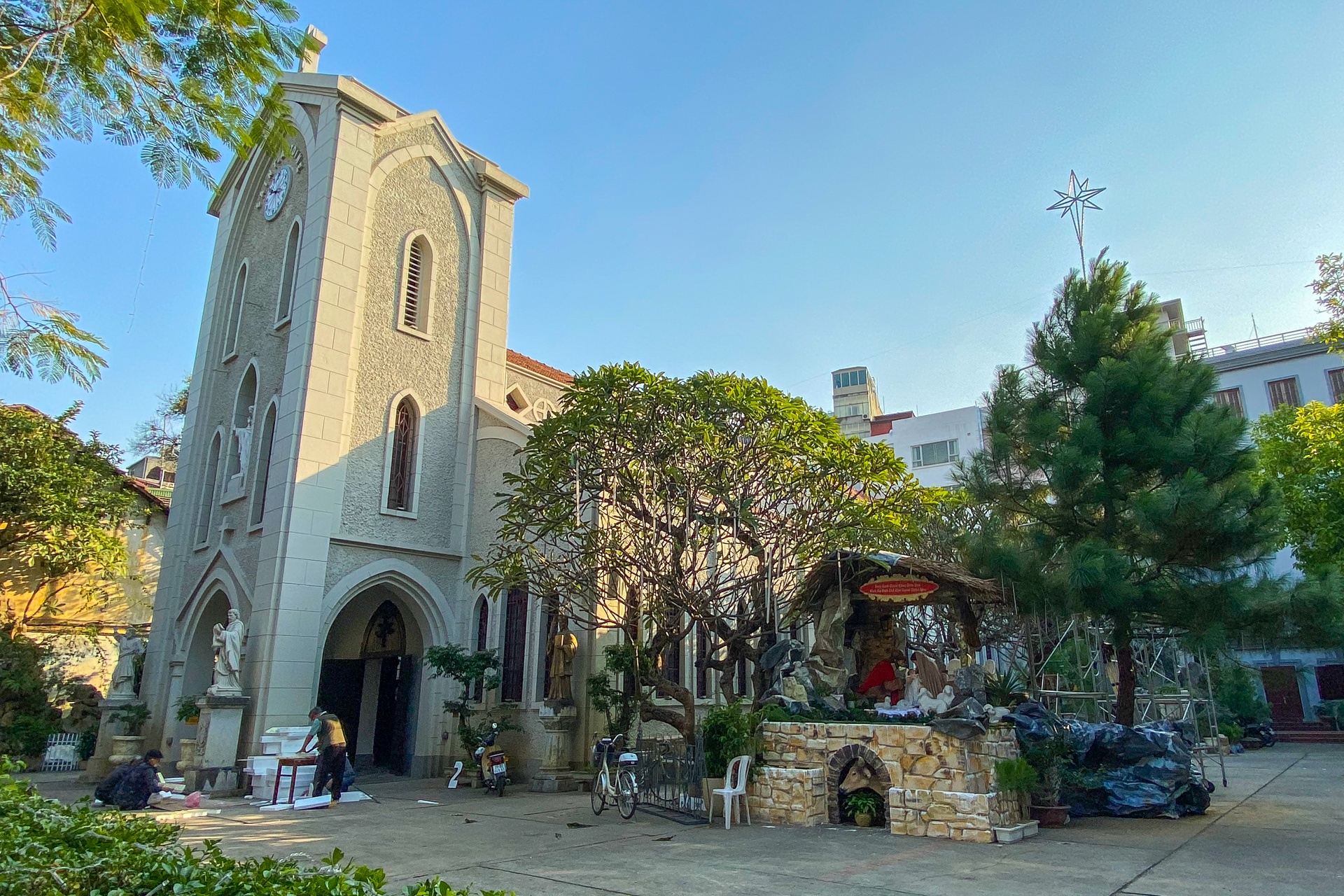 Nha tho Ha Noi trang tri don Noel anh 9