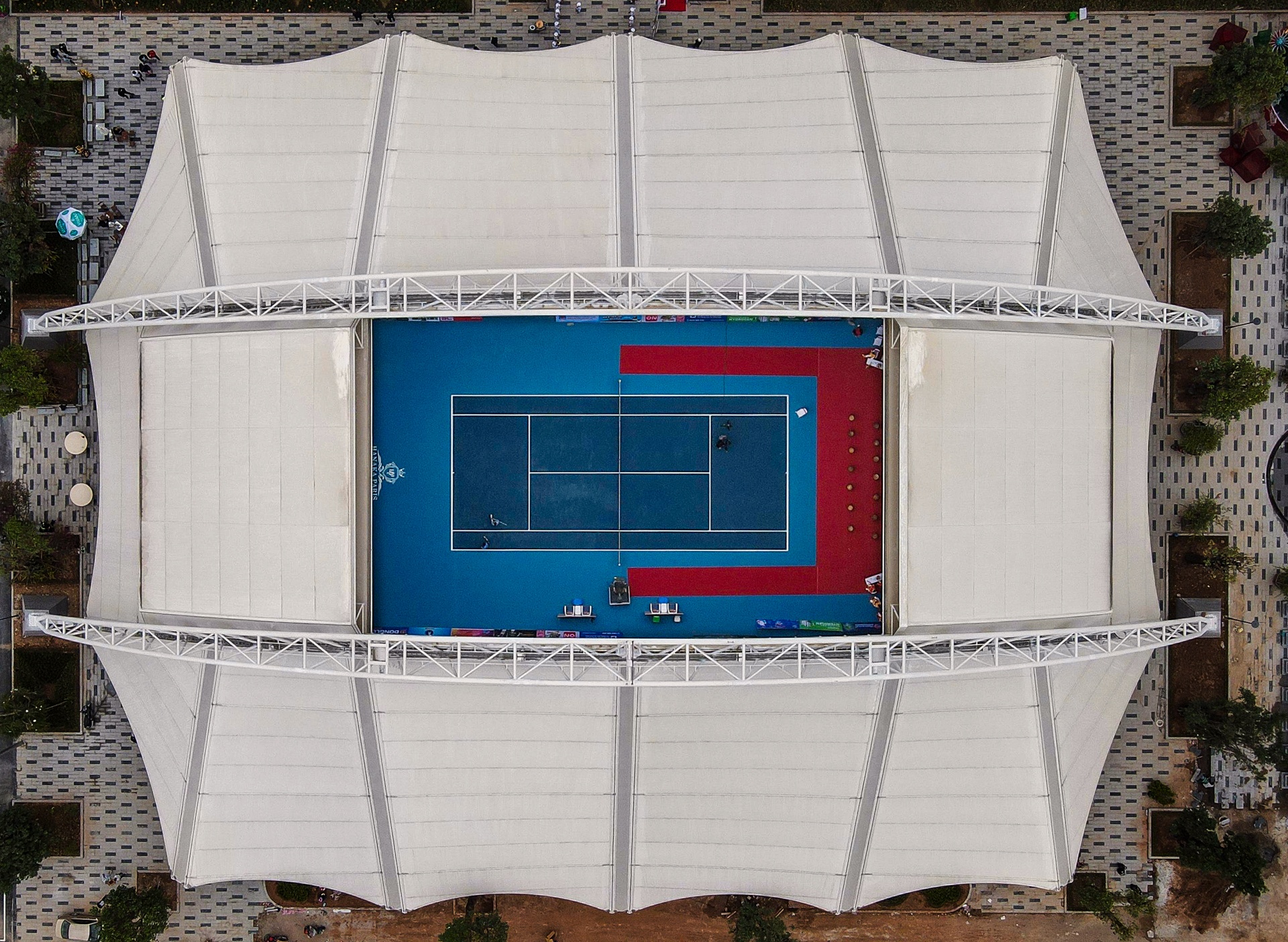 San tennis phuc vu seagames 31 anh 2