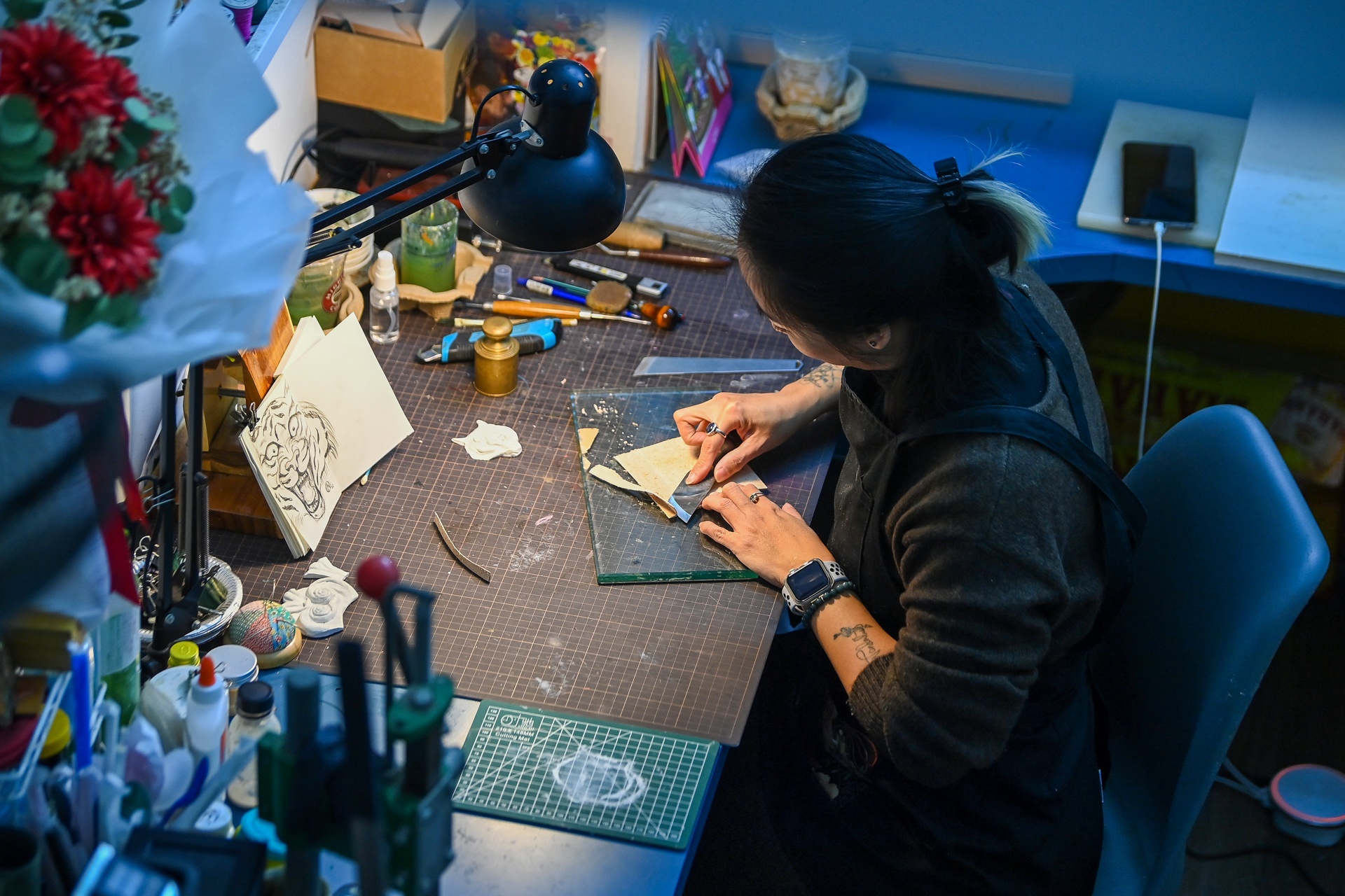 Phu dieu bang da hut khach dip Tet anh 2