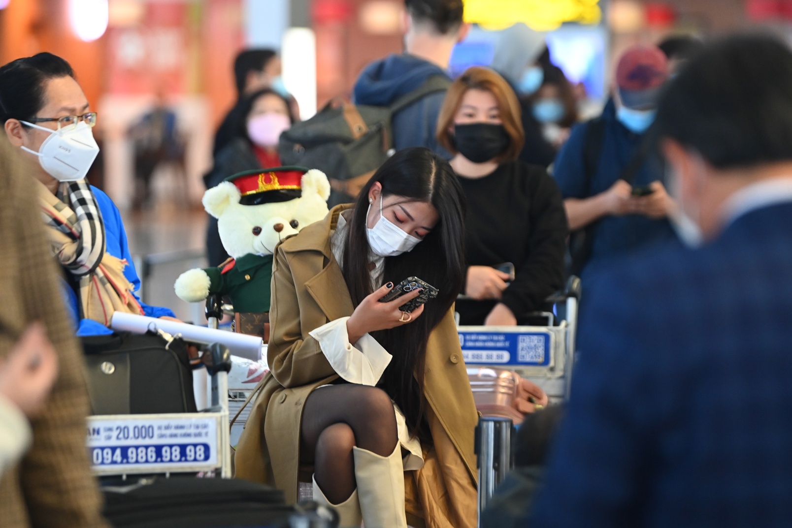 Ga quoc te Noi Bai van toi du hoat dong binh thuong tro lai hinh anh