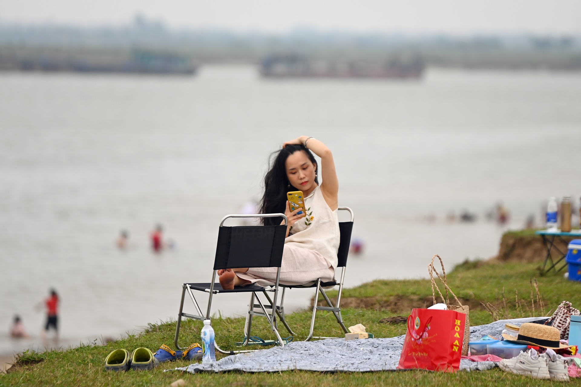 Cắm trại ngày nghỉ lễ giỗ Tổ Hùng Vương ảnh 4 Cam trai ngay nghi le gio To Hung Vuong anh 4