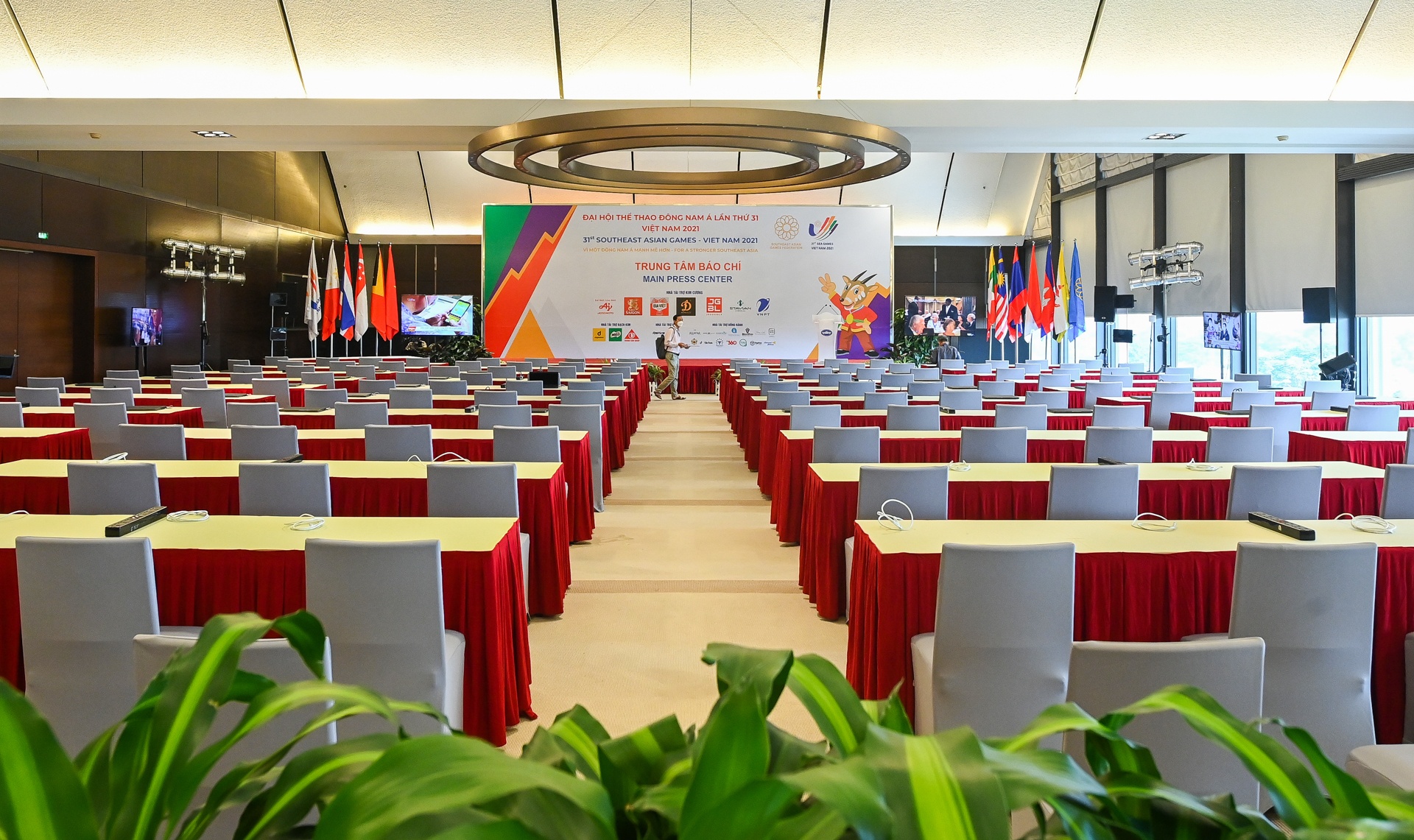 Trung tam bao chi phuc vu SEA Games 31 anh 1