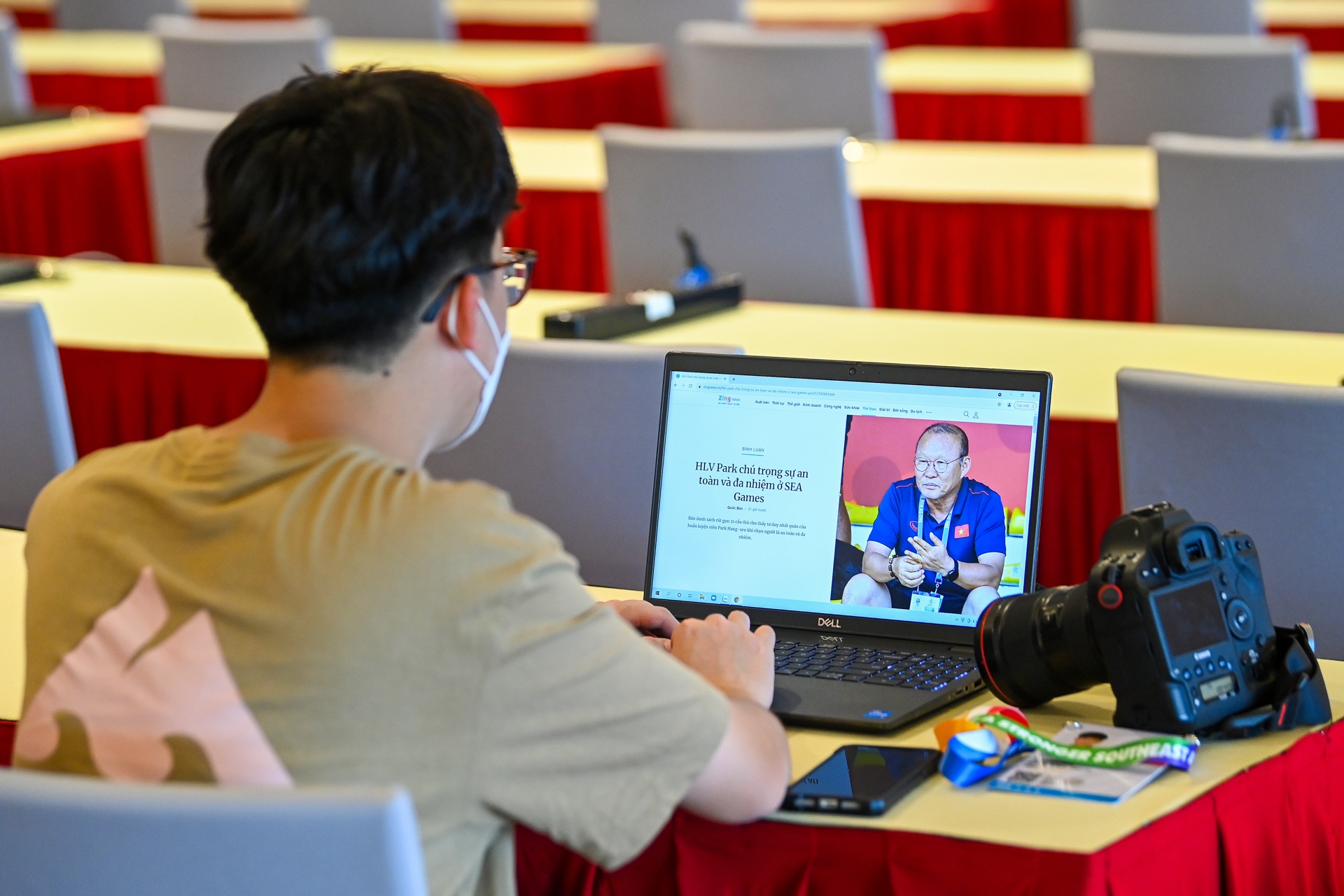 Trung tam bao chi phuc vu SEA Games 31 anh 3