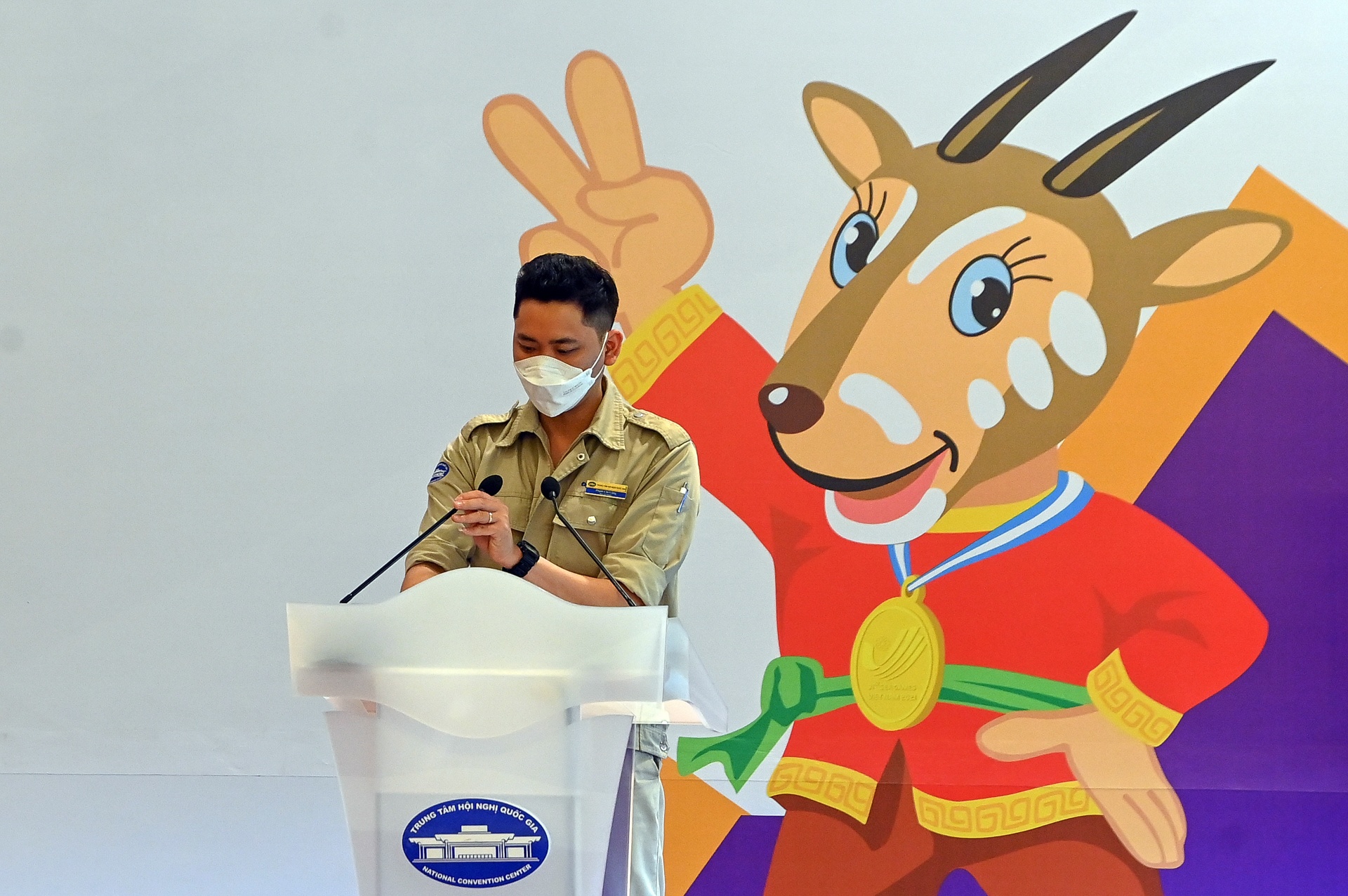 Trung tam bao chi phuc vu SEA Games 31 anh 5