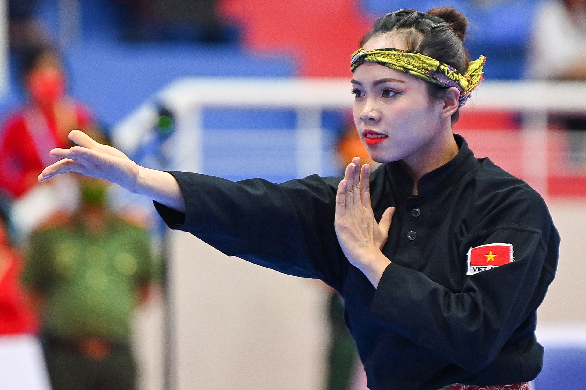Nhung bong hong pencak silat tai SEA Games 31 hinh anh
