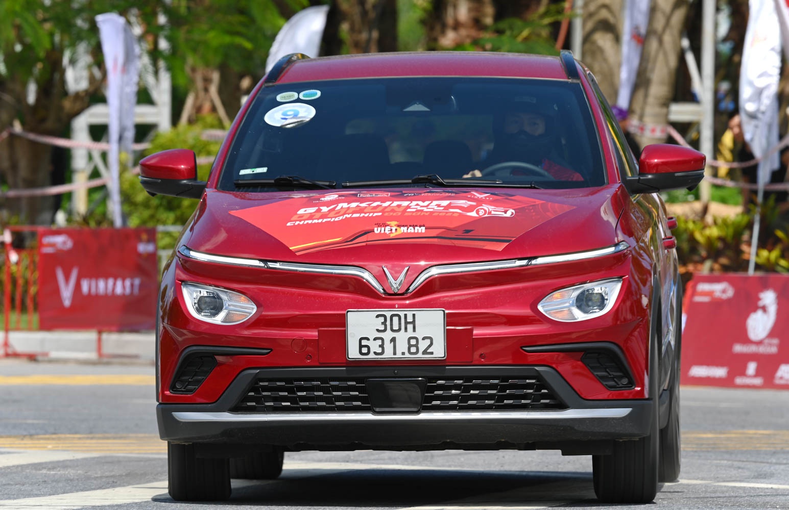 Đua xe điện VinFast VF e34 ảnh 1 Dua xe dien VinFast VF e34 anh 1
