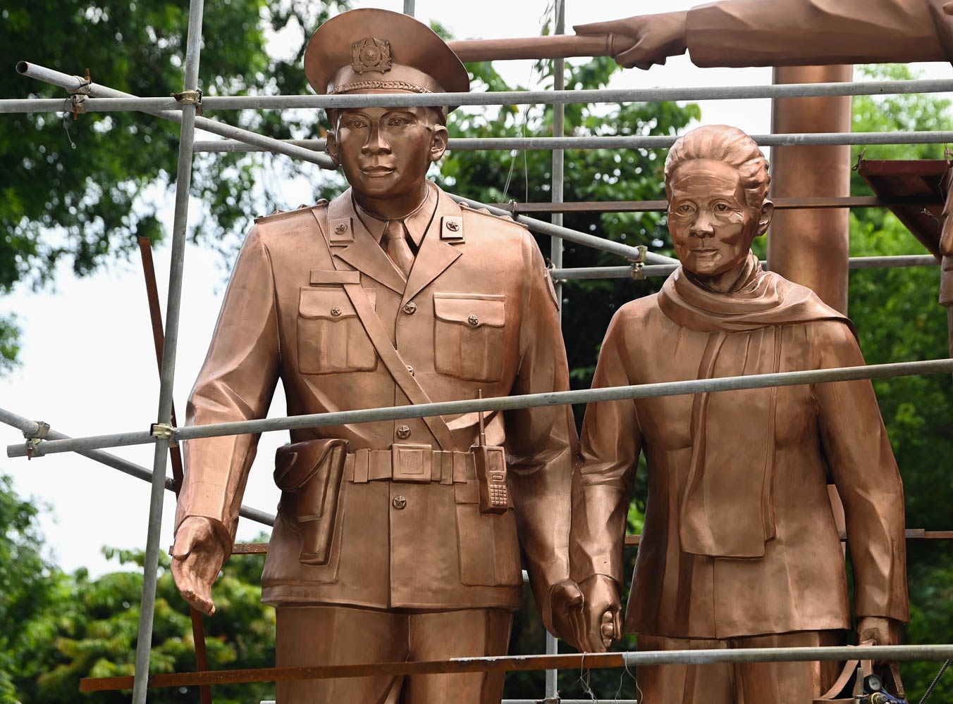 Tuong dai chien si canh sat o Ha Noi anh 5