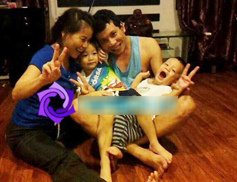 Khoanh khac gia dinh Ha Ho hanh phuc no dua ben Subeo hinh anh