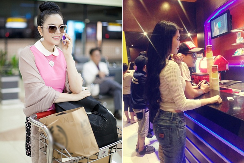 Ngoc Trinh, Ly Nha Ky dong loat dien street style kin dao hinh anh