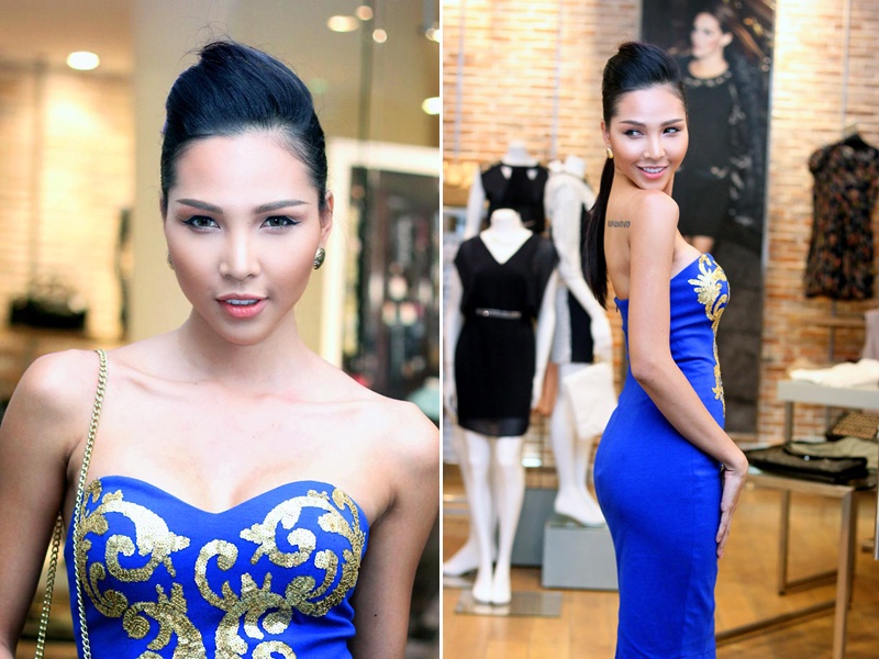 Minh Trieu goi cam voi bo vai thon hinh anh